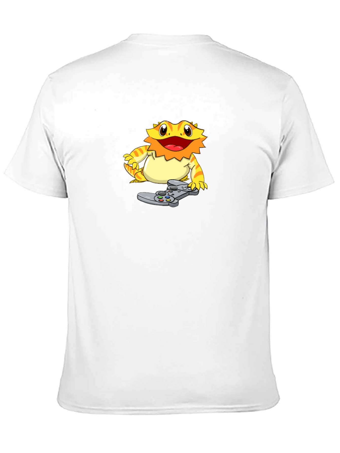 Gamer Lizard Graphic T-Shirt - Cool Black Tee