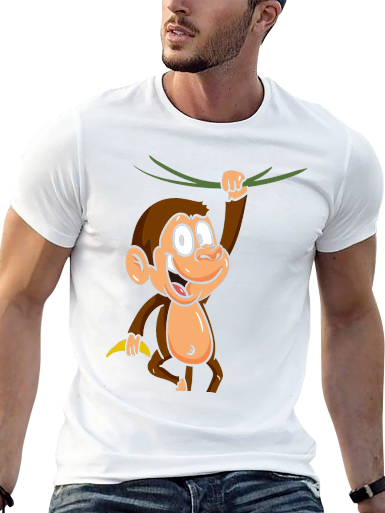 Monkeying Around Mens Graphic T-Shirt