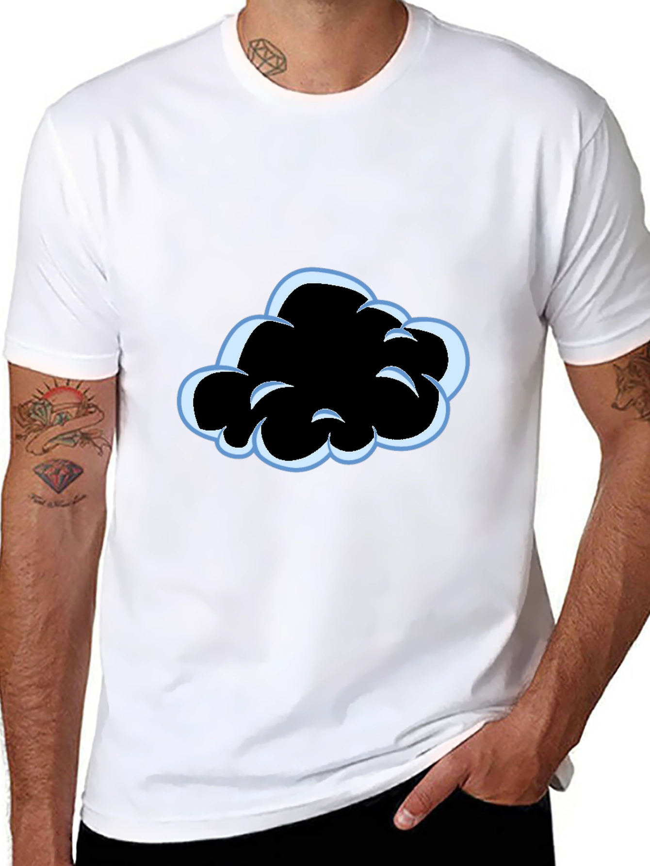 Akatsuki Cloud Black T-Shirt - Anime Inspired