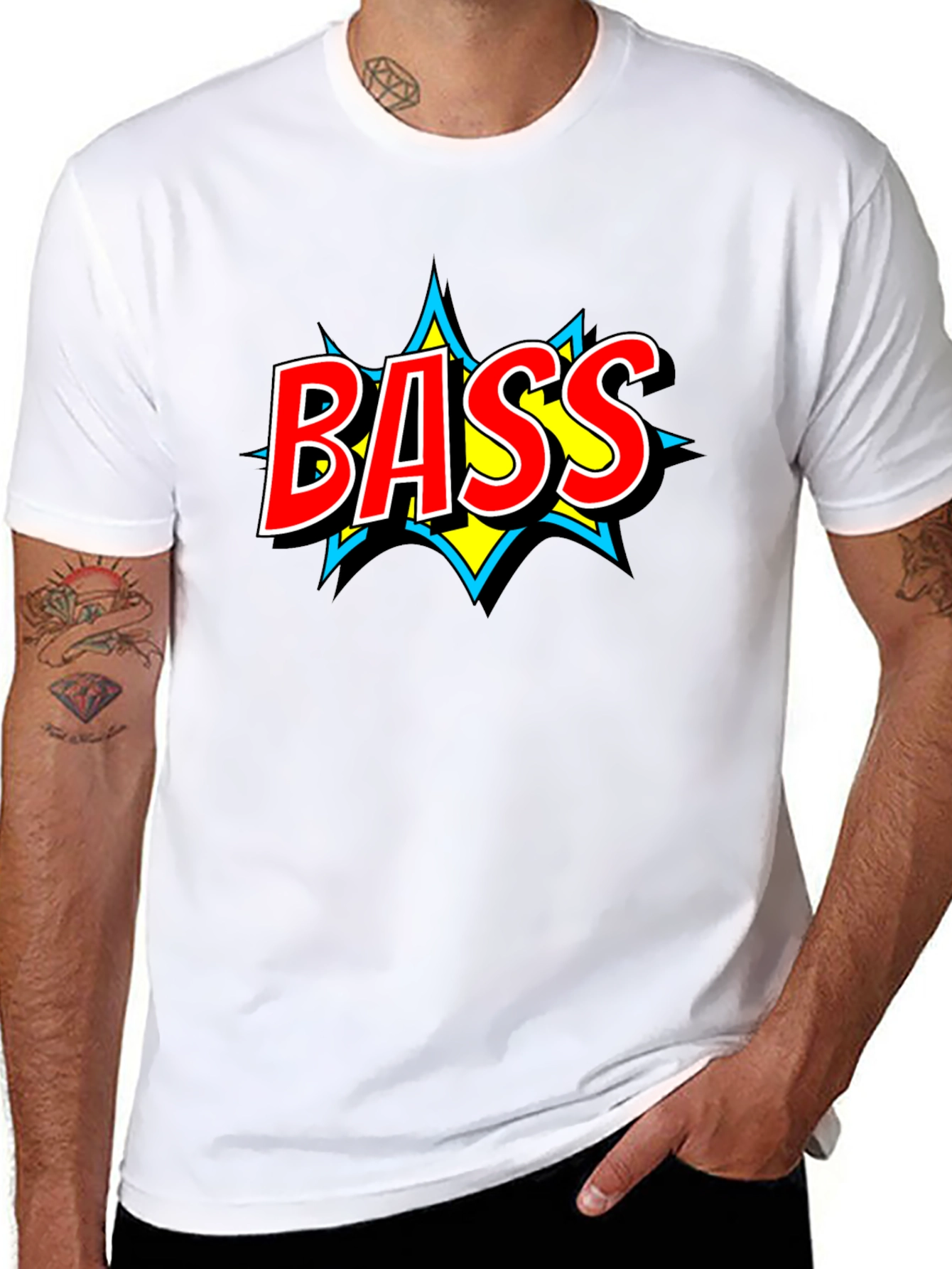 Comic Book Style BASS T-Shirt