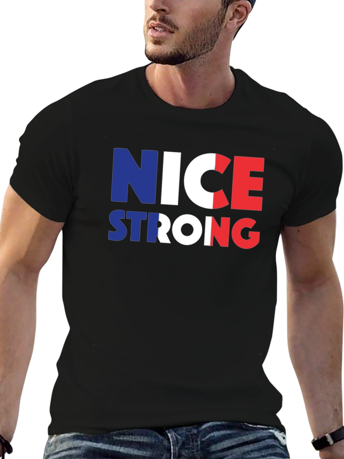 Nice Strong France Flag T-Shirt