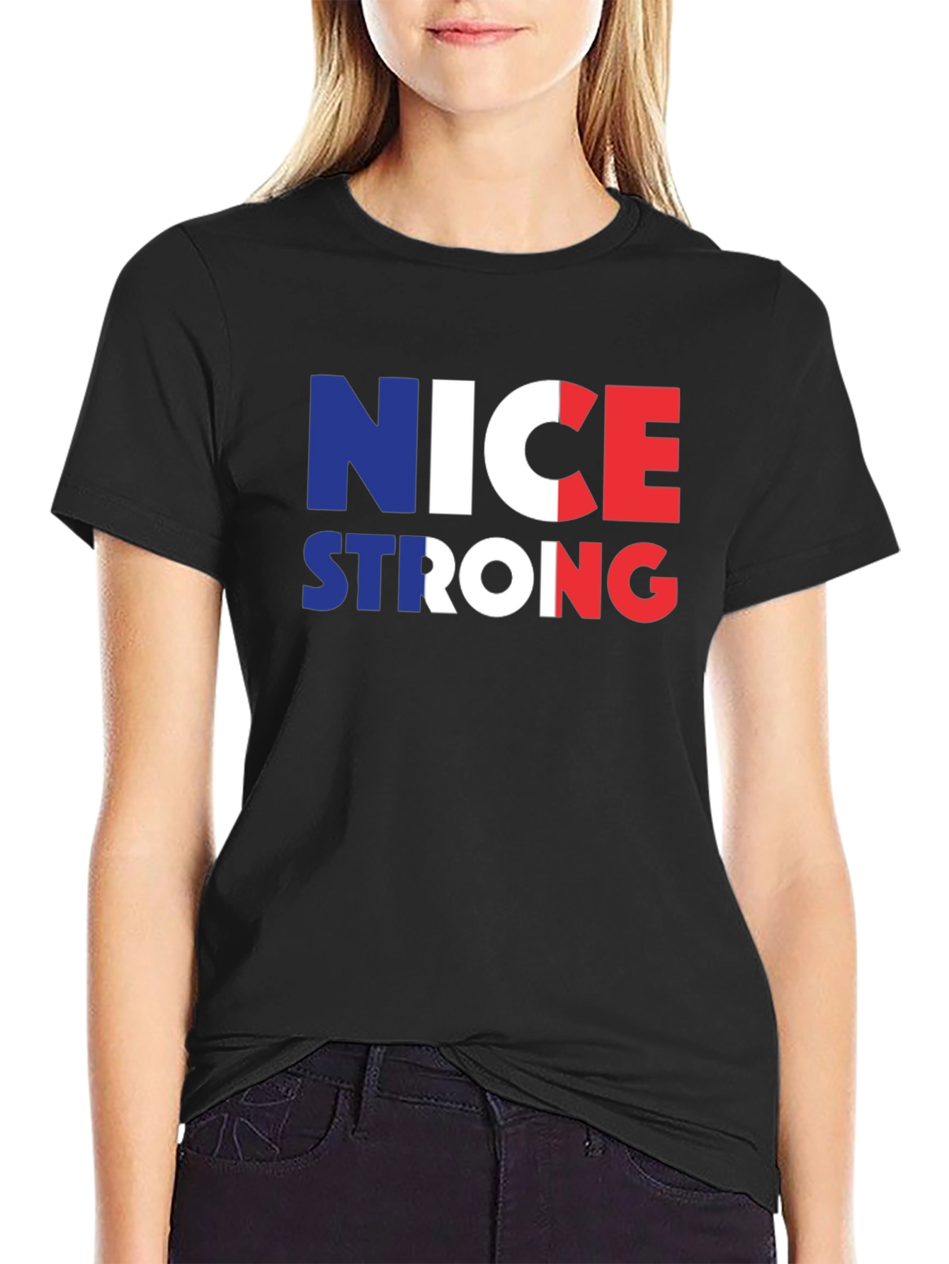 Nice Strong France Flag T-Shirt