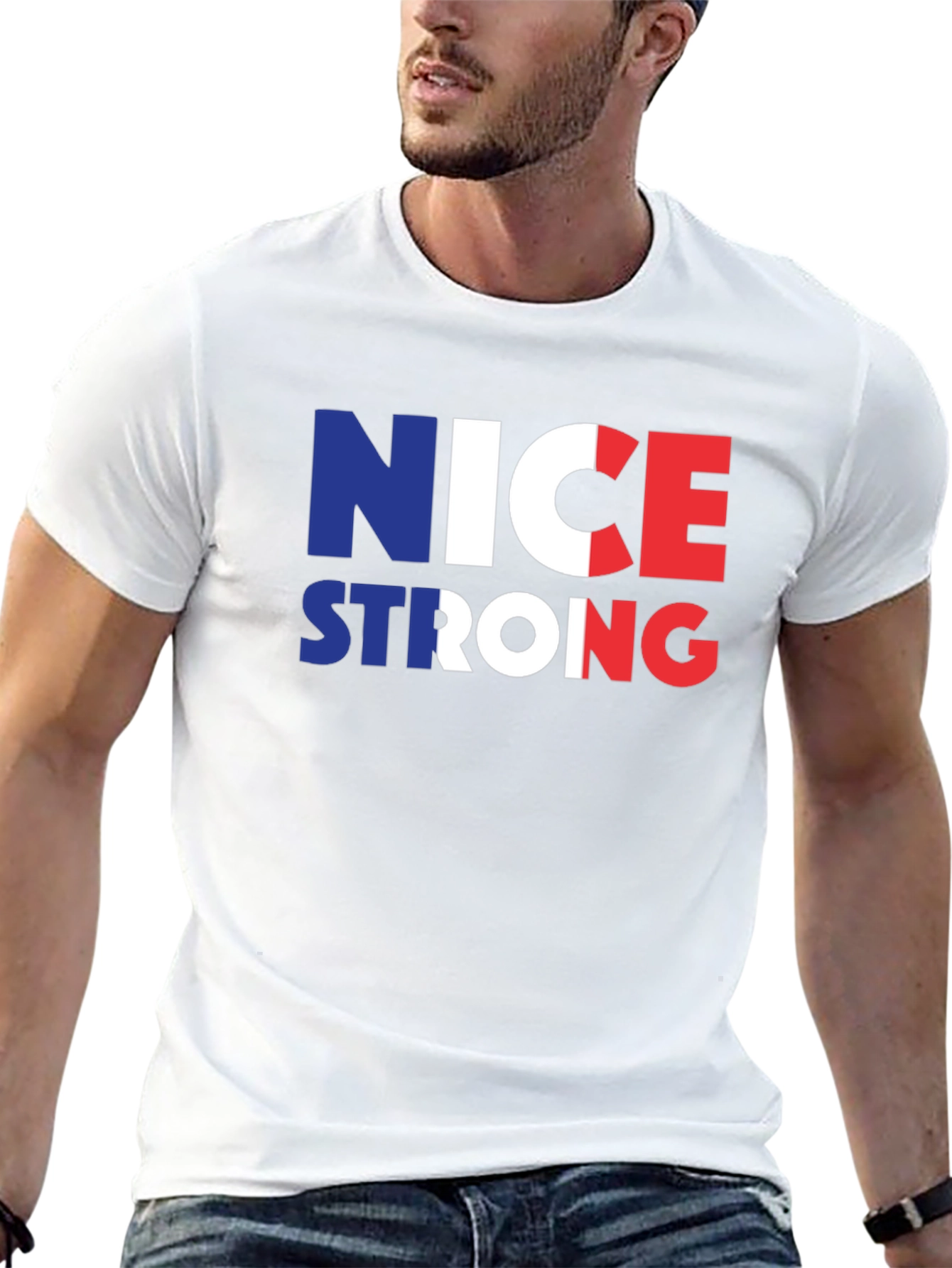 Nice Strong France Flag T-Shirt