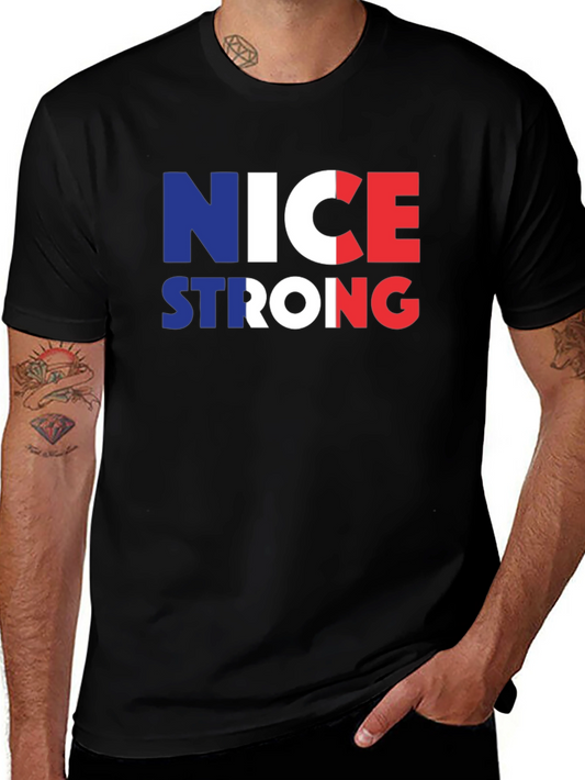 Nice Strong France Flag T-Shirt