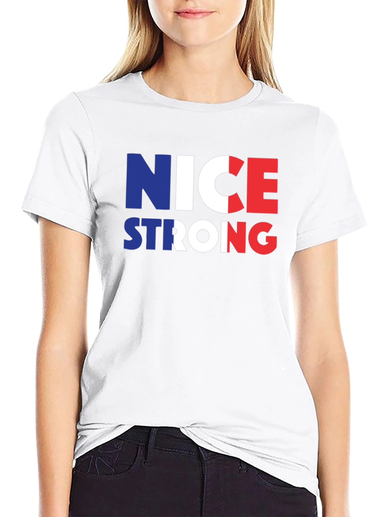 Nice Strong France Flag T-Shirt