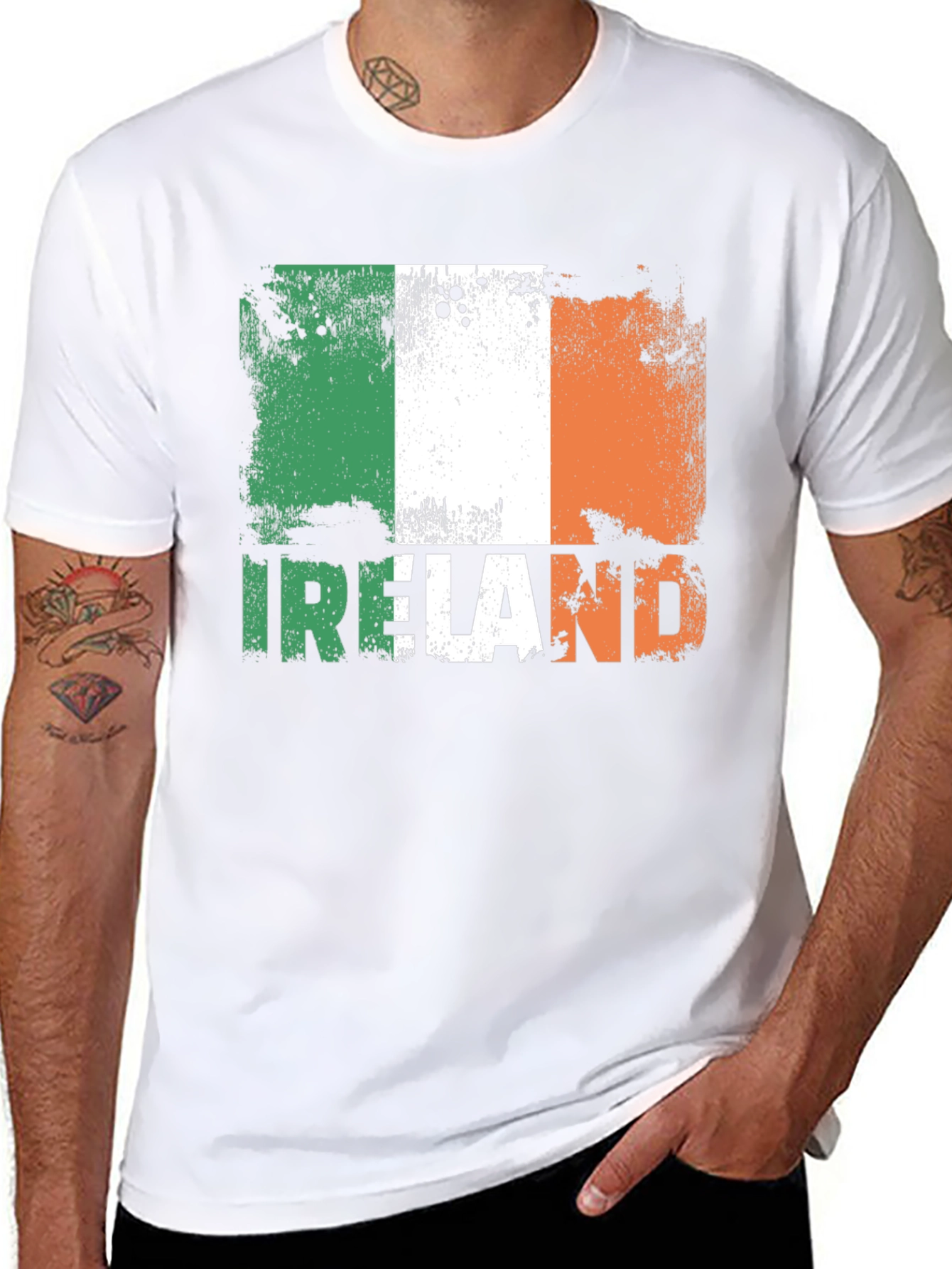 Irish Flag Graphic T-Shirt