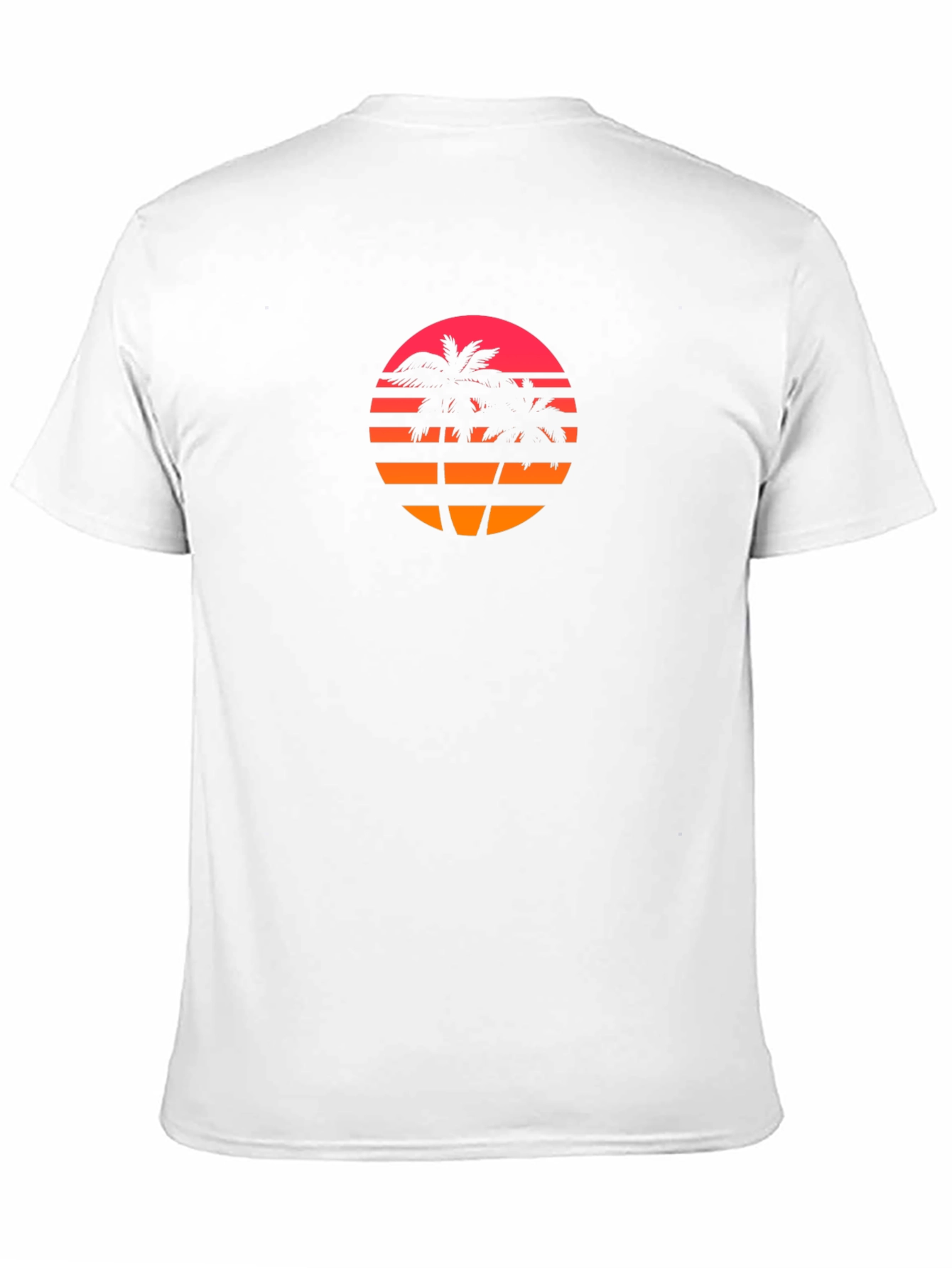 Retro Palm Tree Sunset Graphic Tee