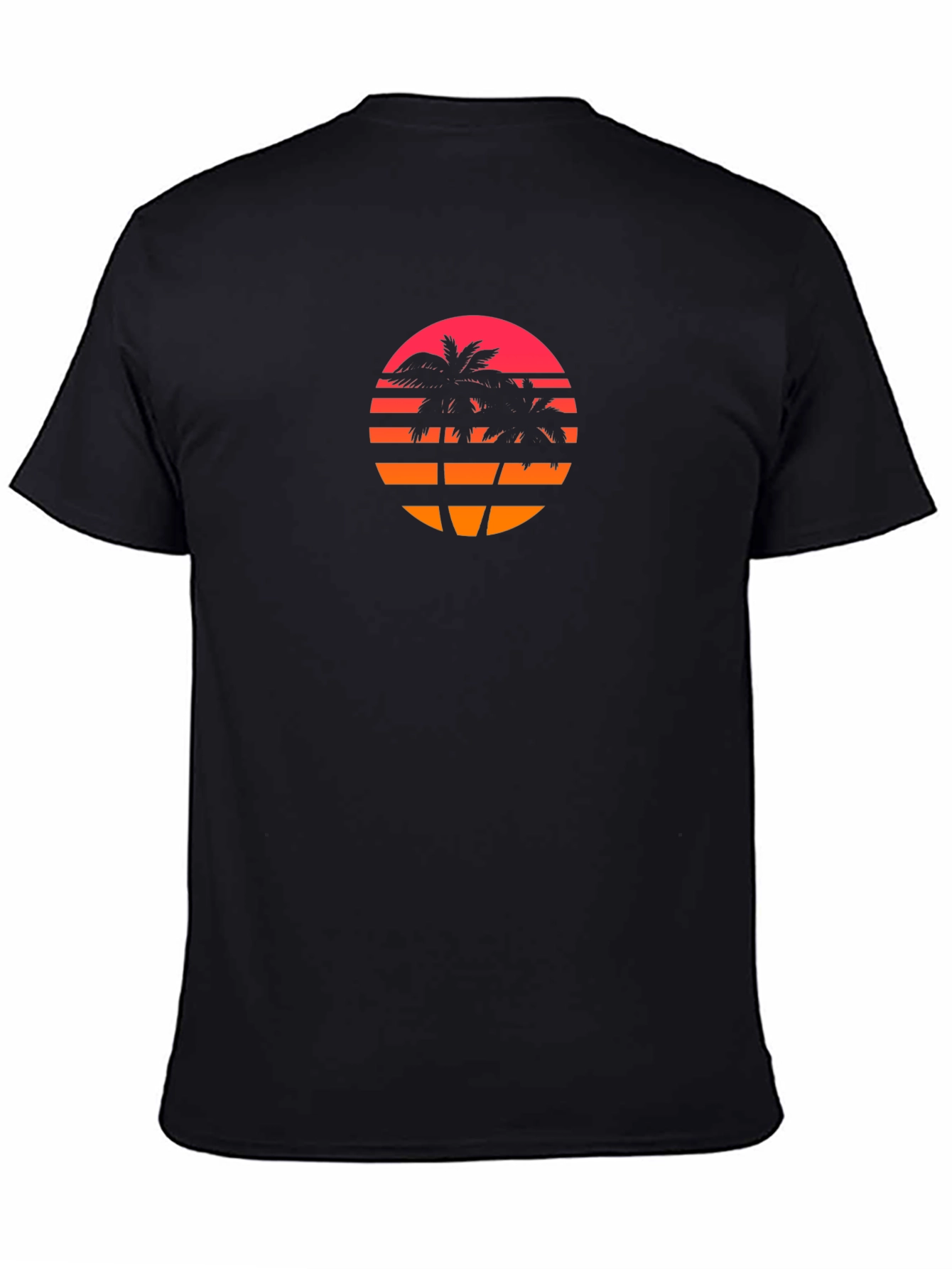 Retro Palm Tree Sunset Graphic Tee