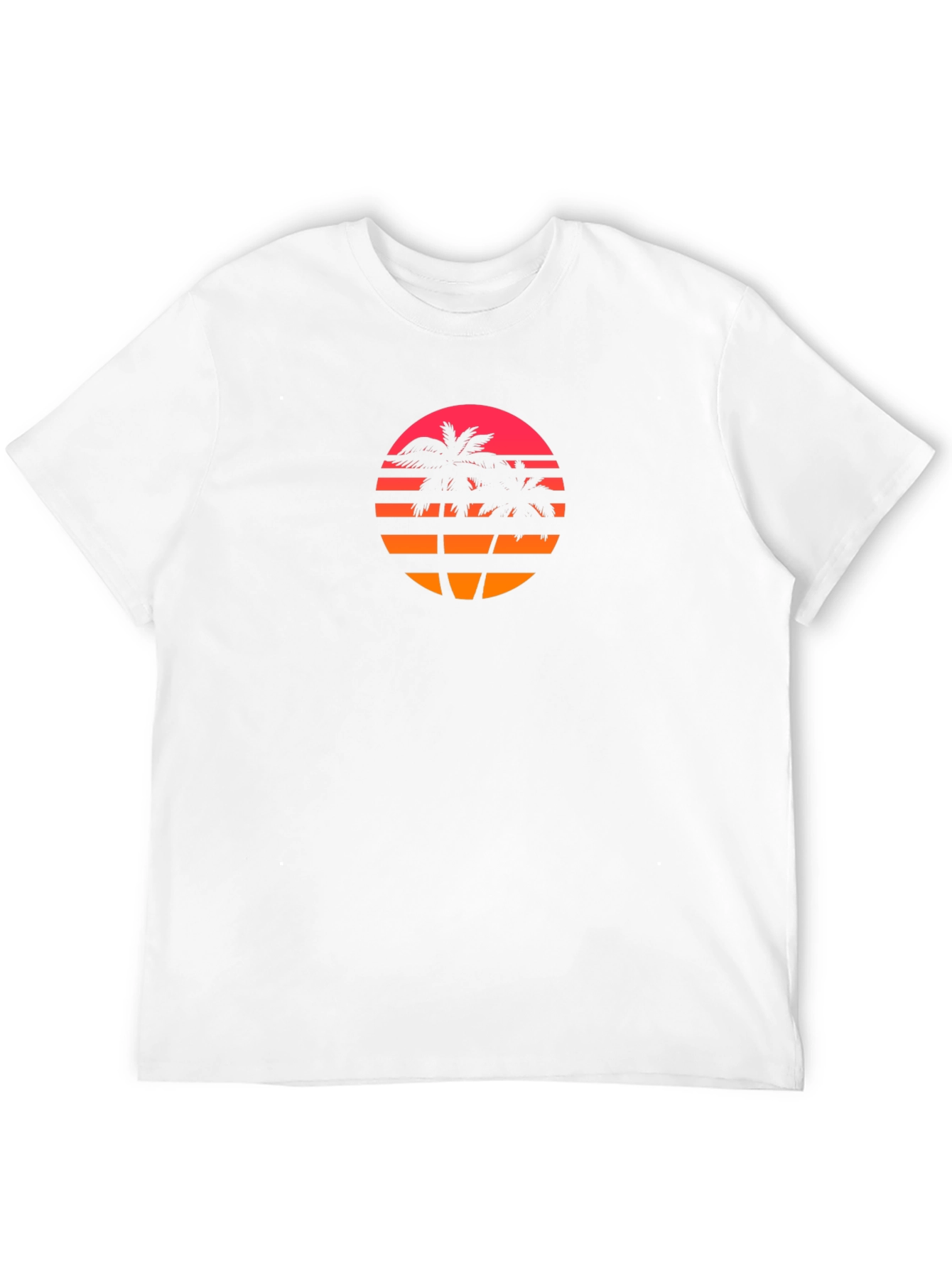 Retro Palm Tree Sunset Graphic Tee