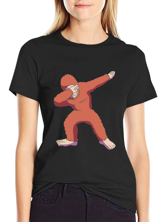 Dabbing Bigfoot T-Shirt - Cryptid Funny Tee