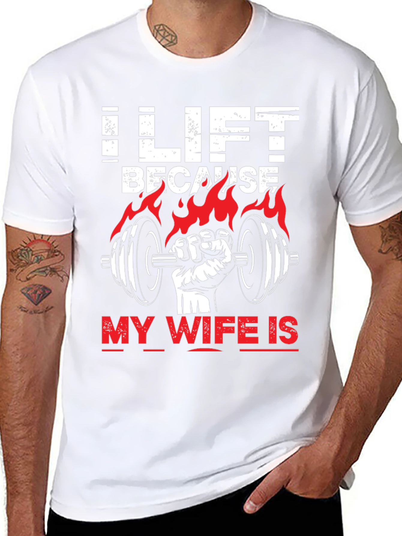 I Lift Because My Wife Is T-Shirt