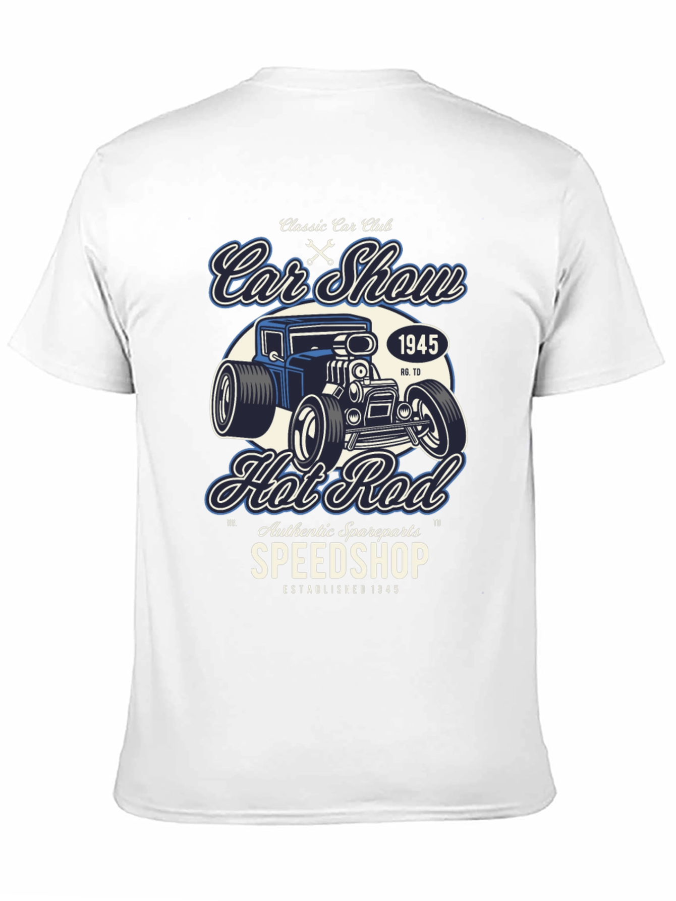 Classic Car Club Hot Rod Graphic T-Shirt