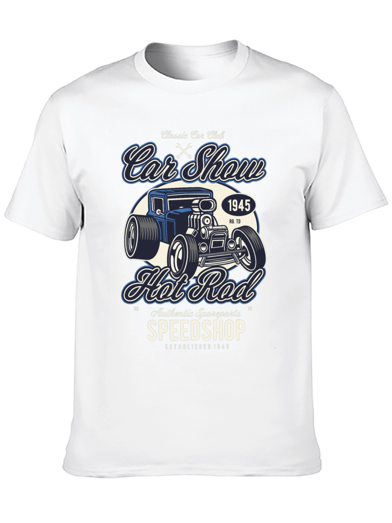 Classic Car Club Hot Rod Graphic T-Shirt