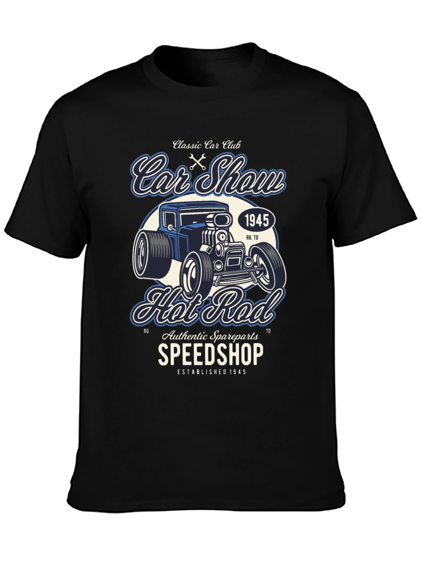 Classic Car Club Hot Rod Graphic T-Shirt