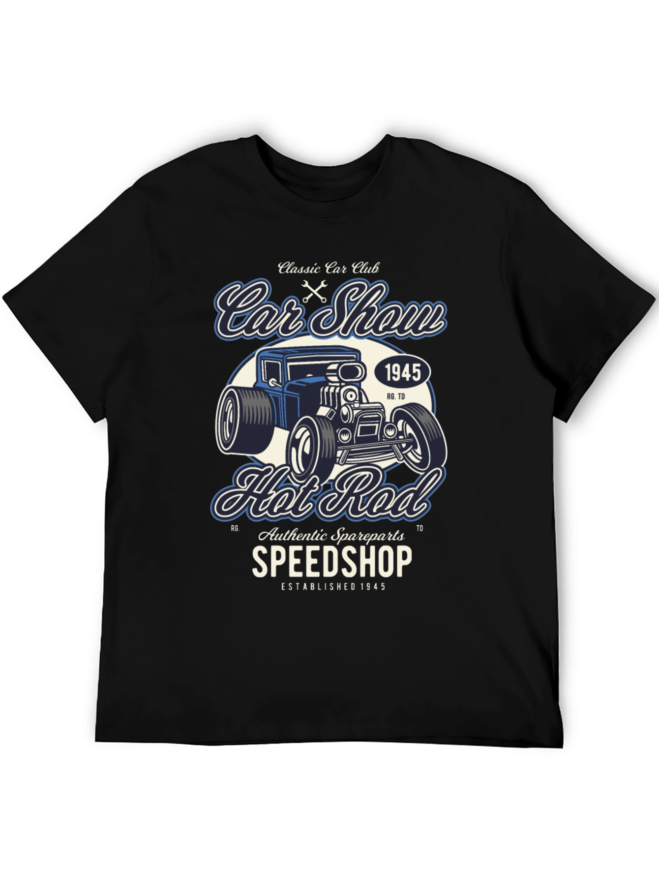 Classic Car Club Hot Rod Graphic T-Shirt