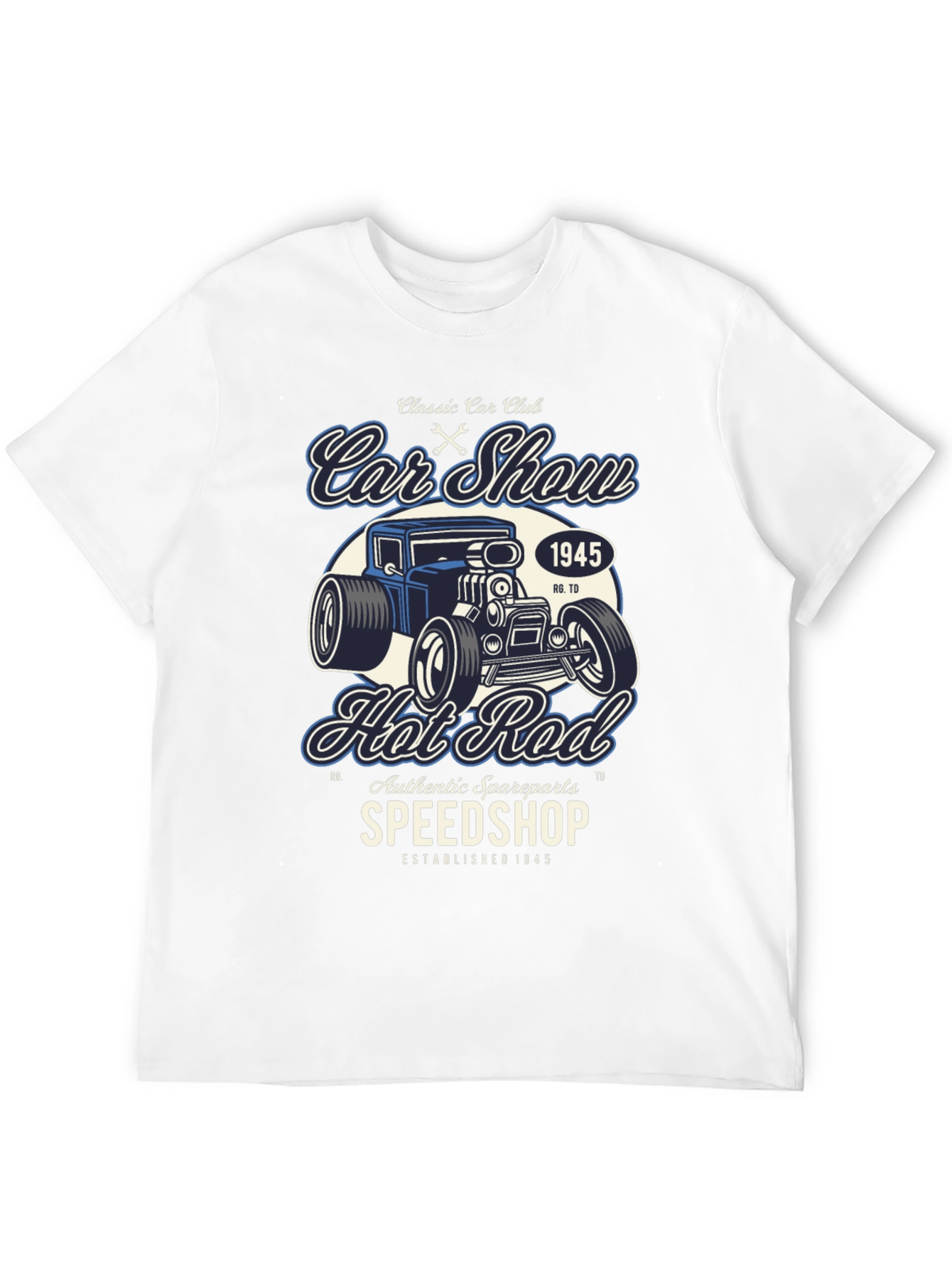 Classic Car Club Hot Rod Graphic T-Shirt