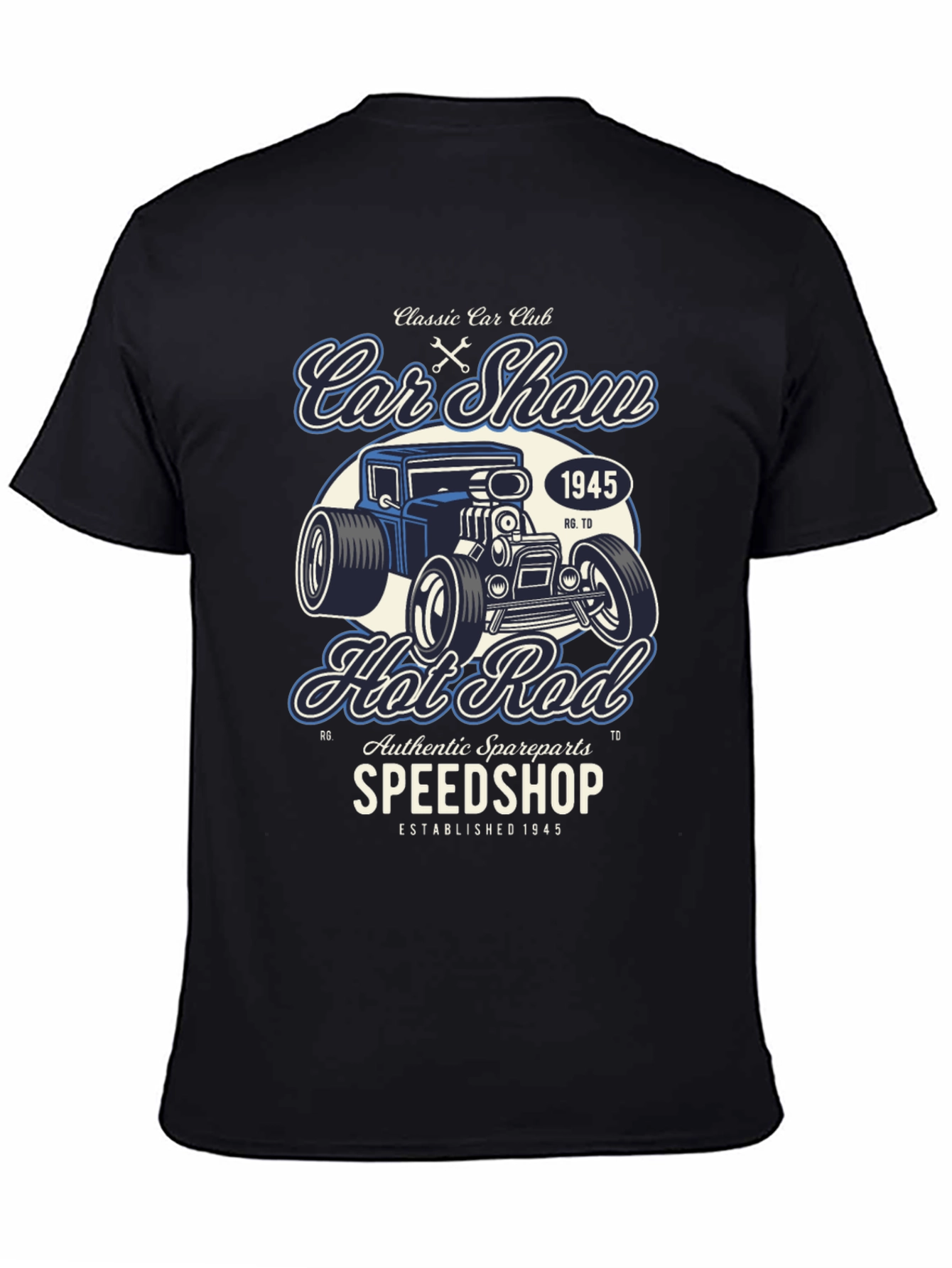 Classic Car Club Hot Rod Graphic T-Shirt