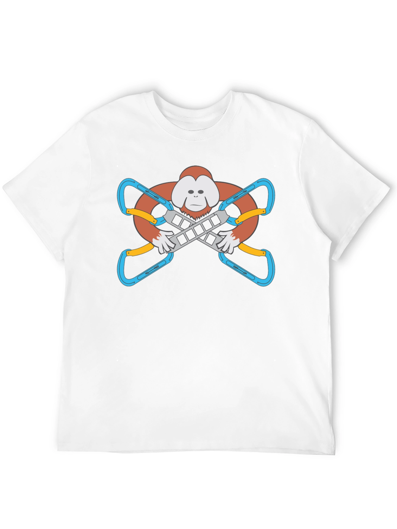 Rock Climbing Orangutan Graphic Tee