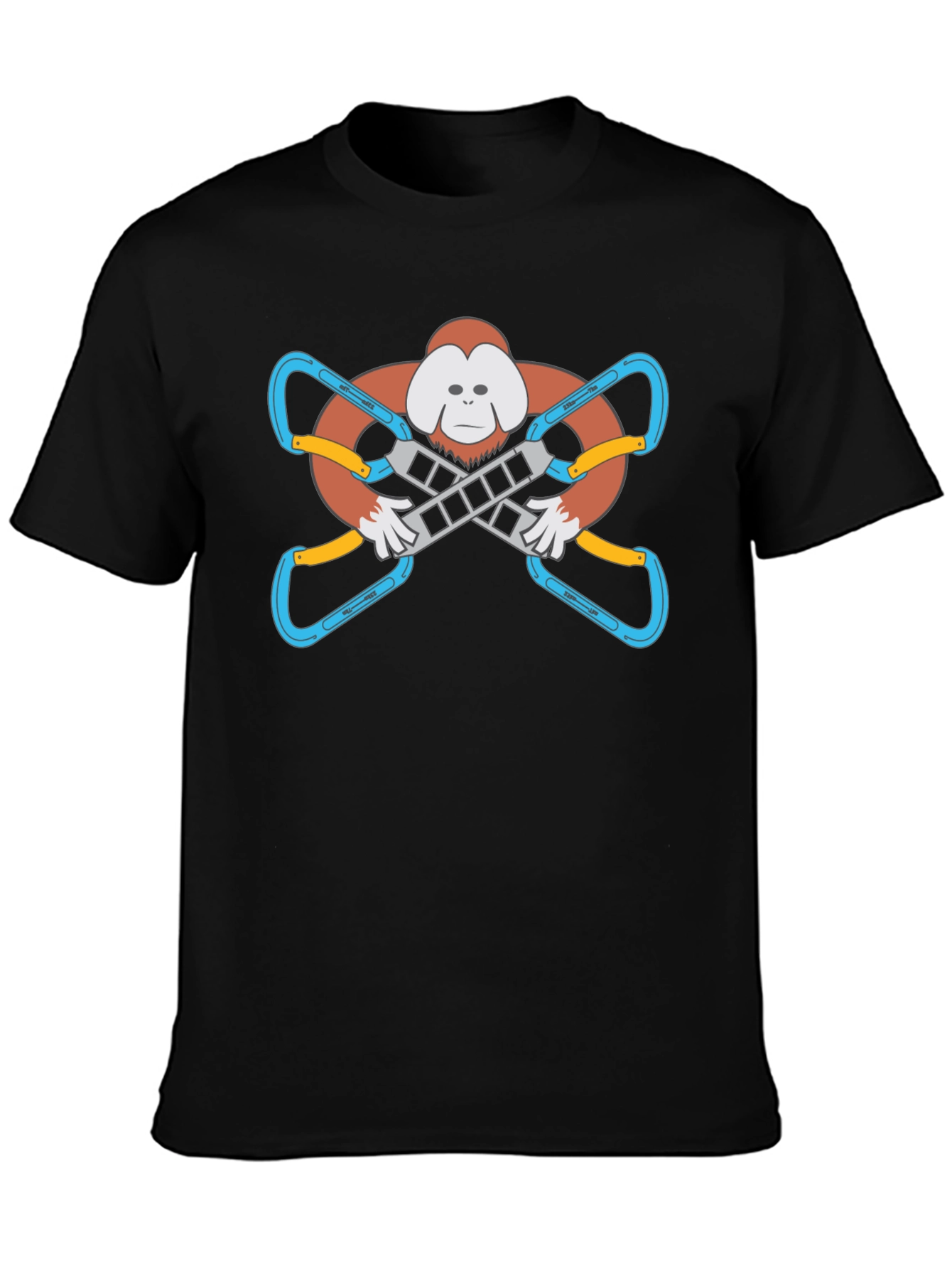 Rock Climbing Orangutan Graphic Tee