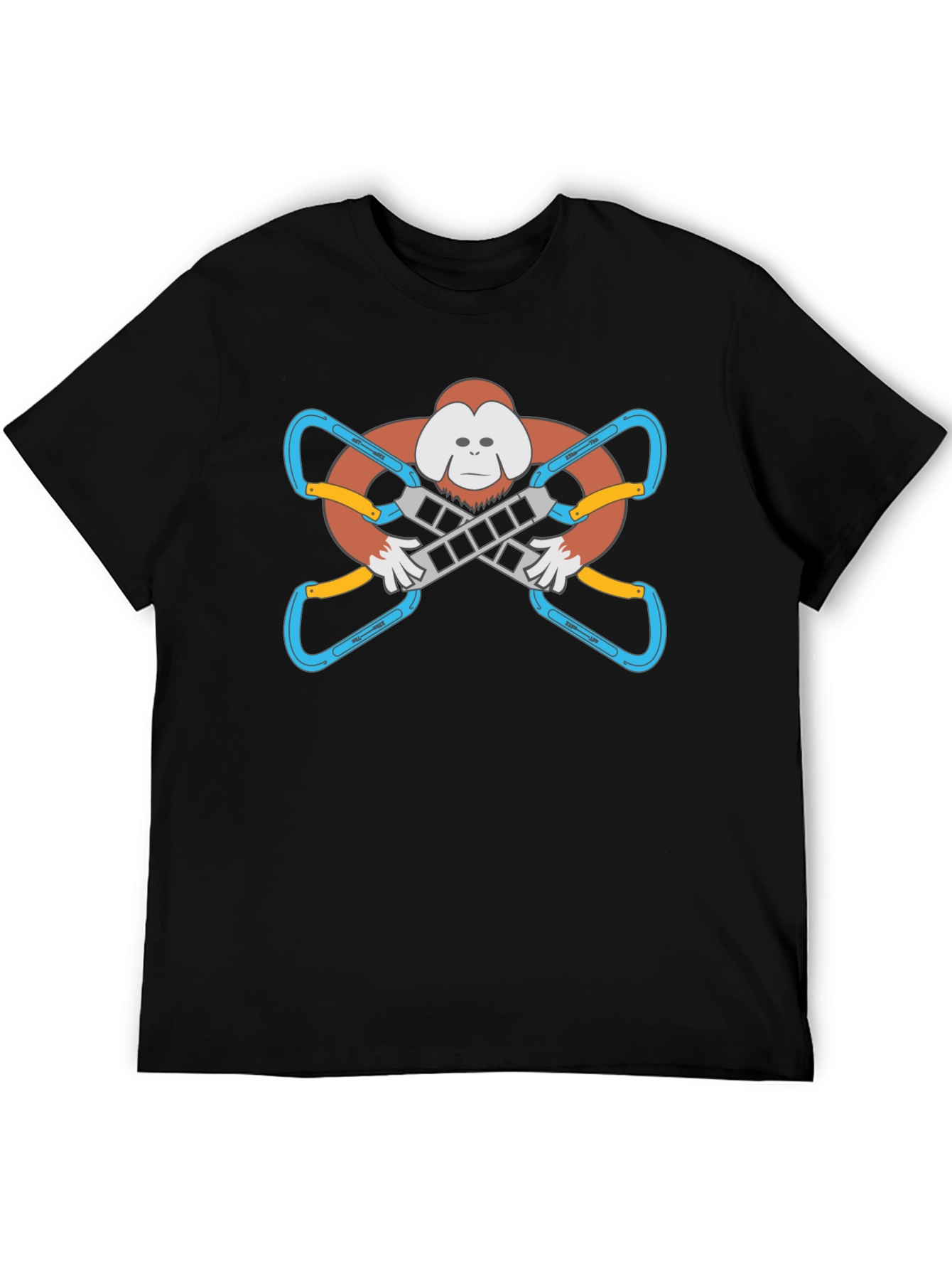 Rock Climbing Orangutan Graphic Tee