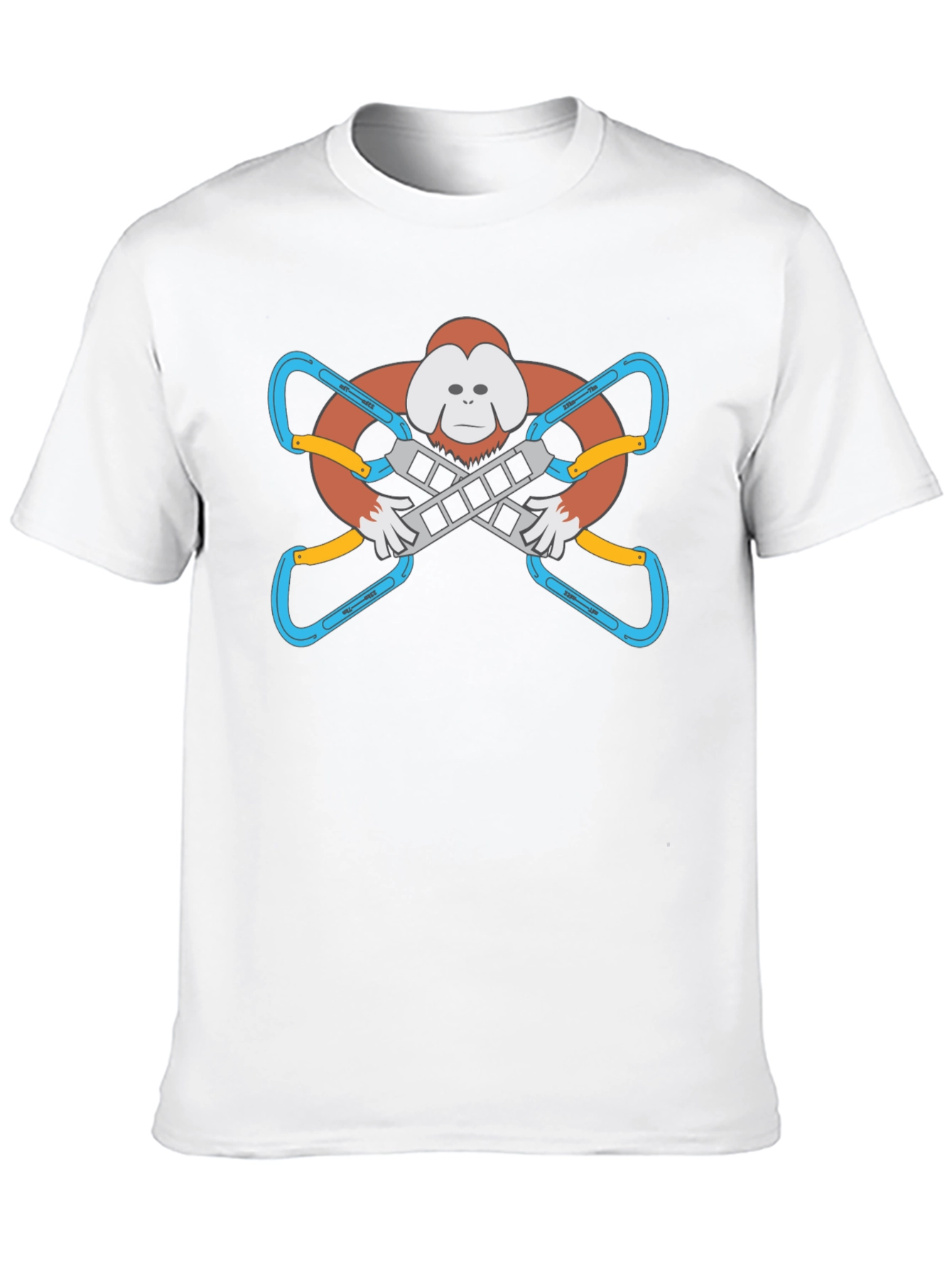 Rock Climbing Orangutan Graphic Tee