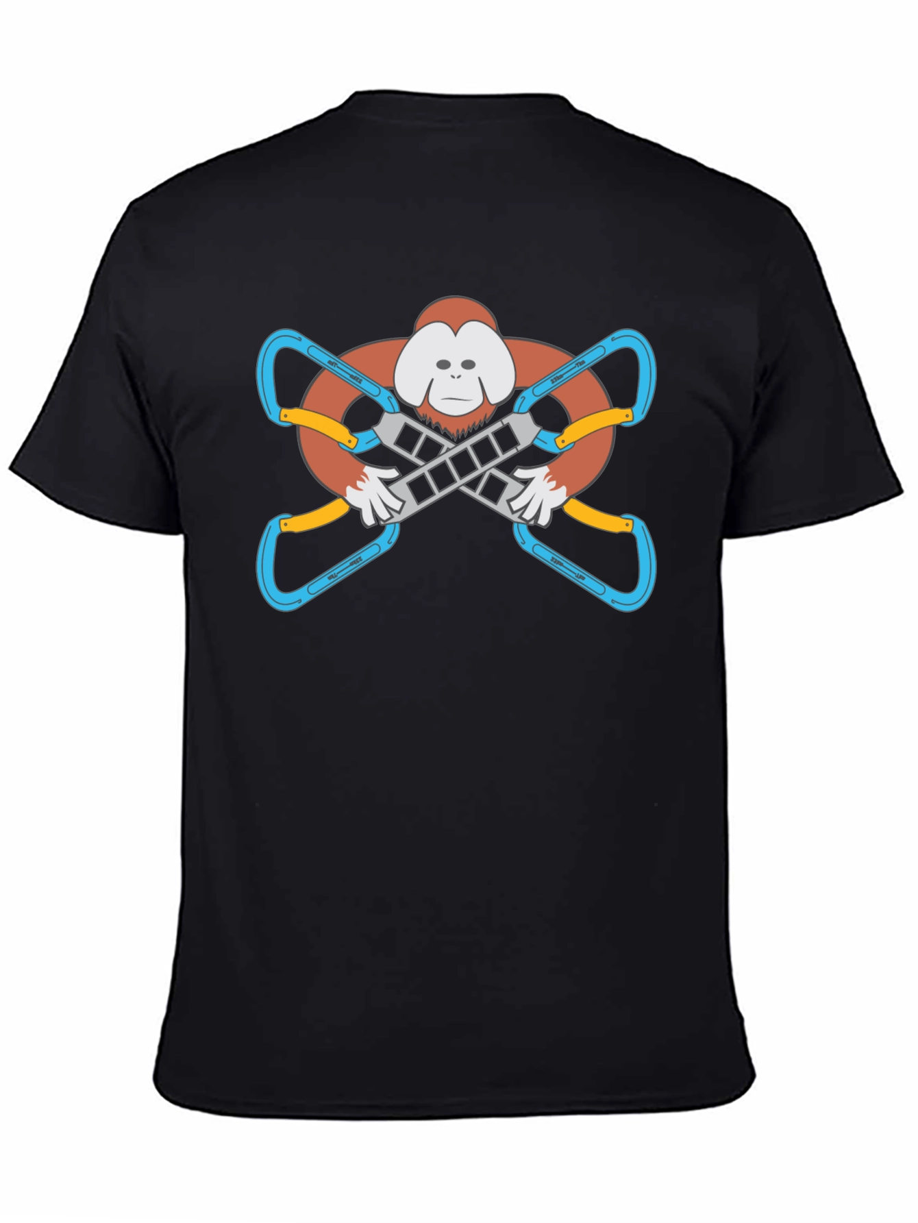 Rock Climbing Orangutan Graphic Tee
