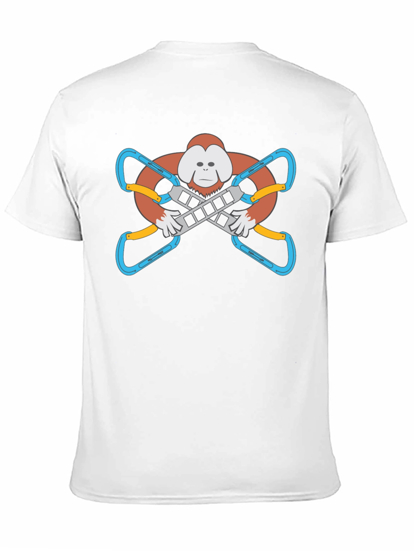 Rock Climbing Orangutan Graphic Tee