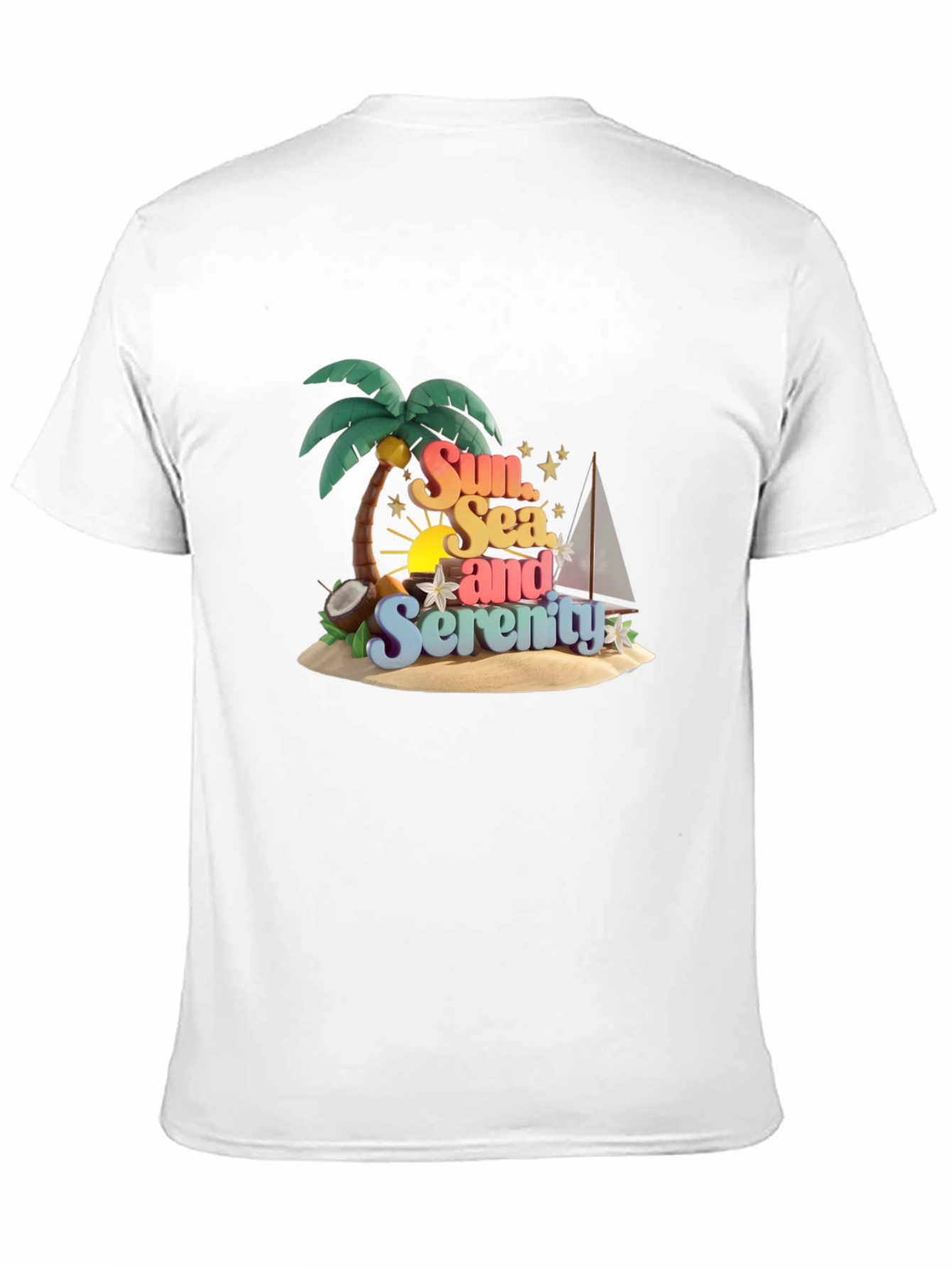 Sun Sea and Serenity Graphic T-Shirt