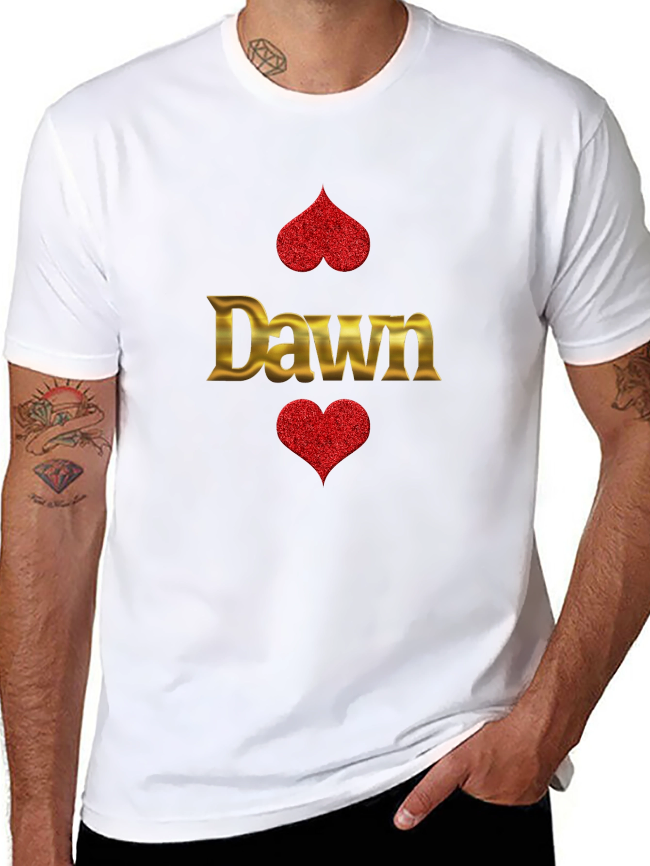 Dawn Heart T-Shirt - Stylish Novelty Tee