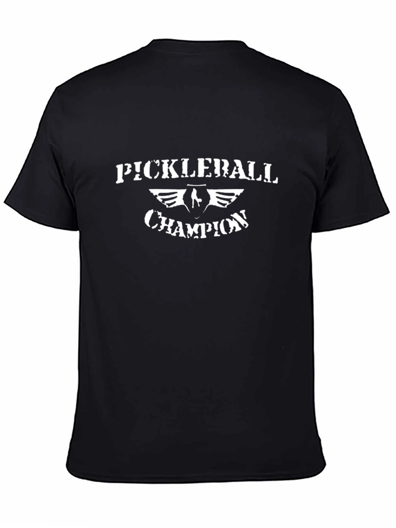 Pickleball Champion Black T-Shirt