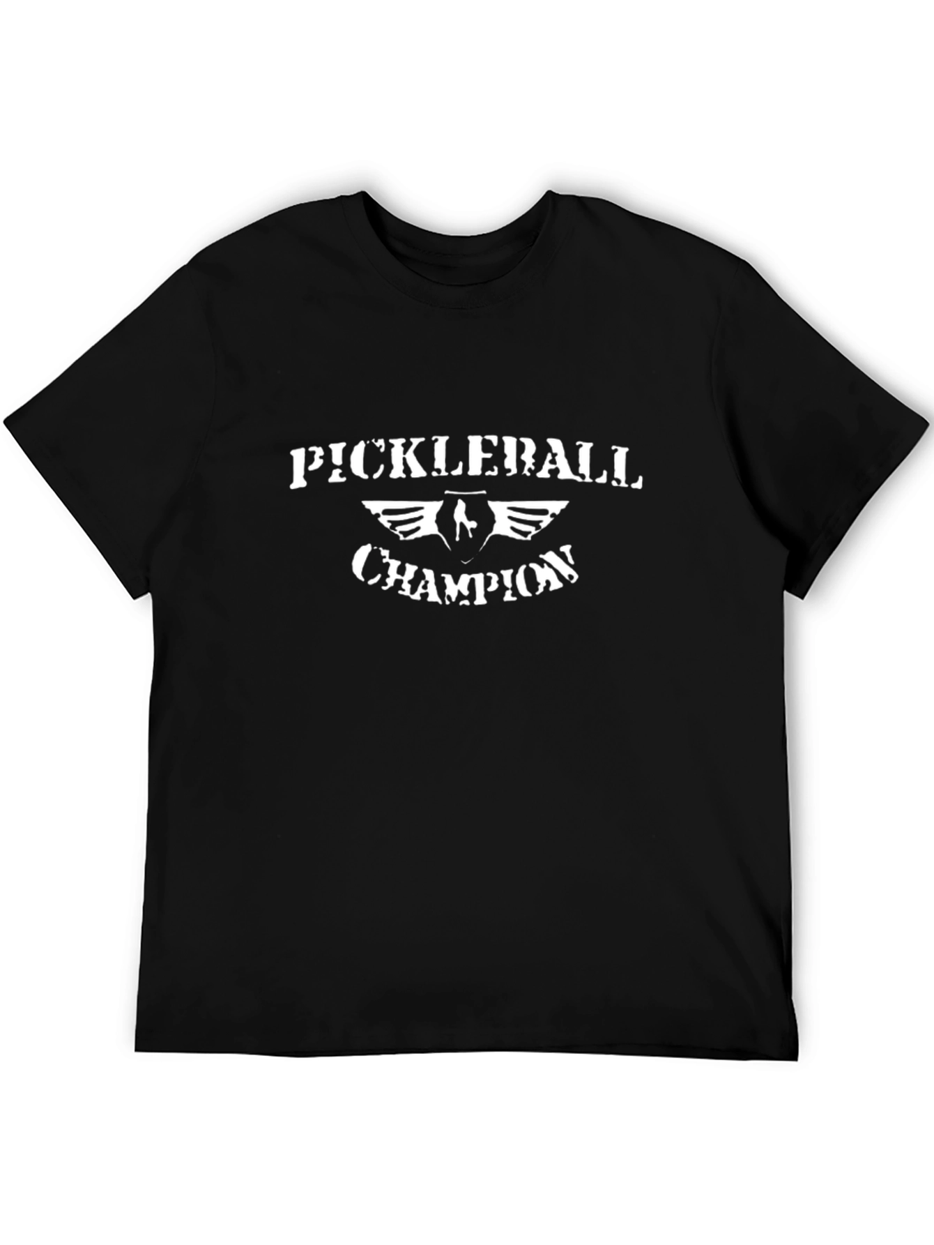Pickleball Champion Black T-Shirt