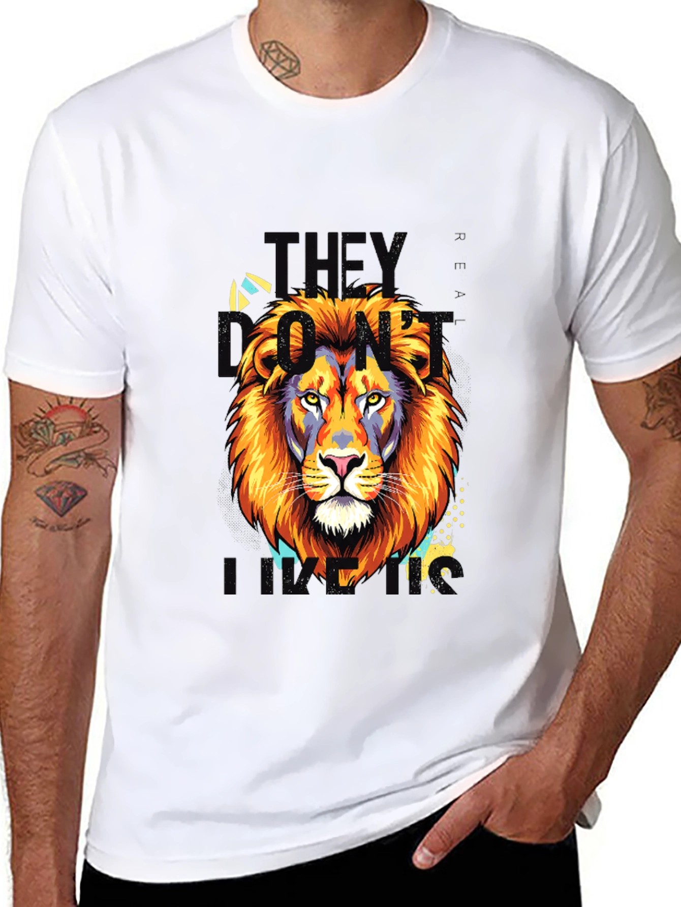 Lion King Graphic Print Black T-Shirt