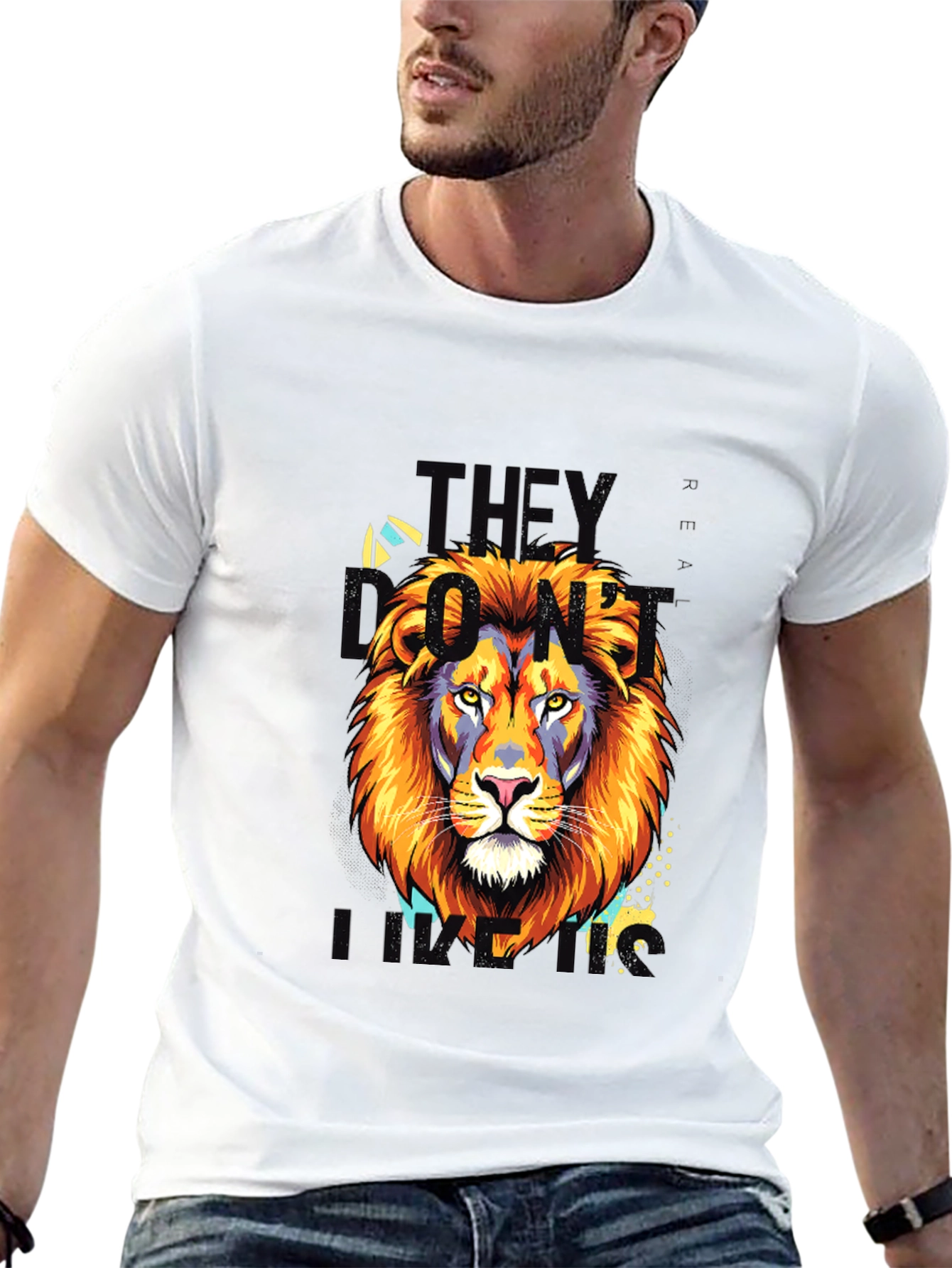 Lion King Graphic Print Black T-Shirt