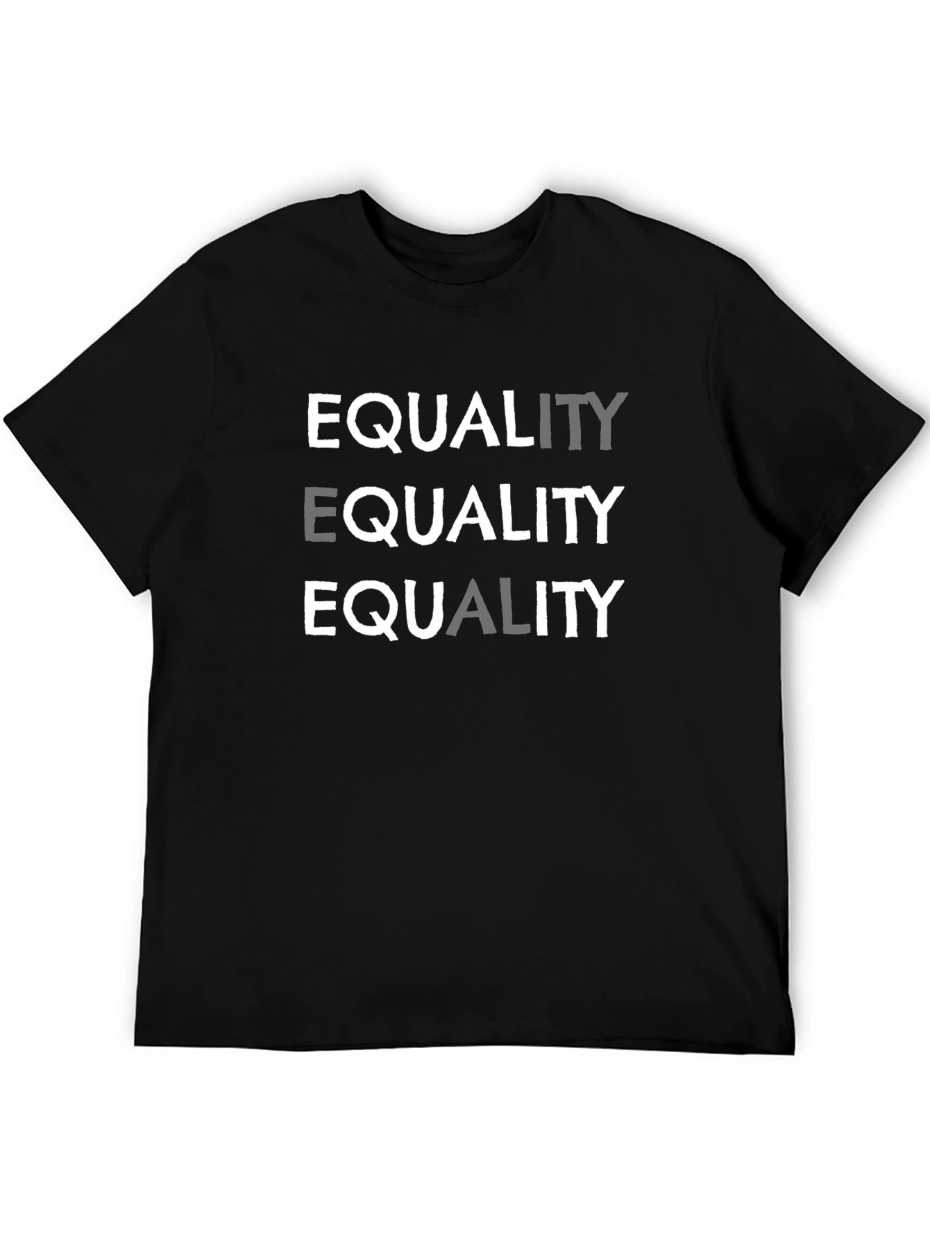 Equality Graphic Print Crew Neck T-Shirt