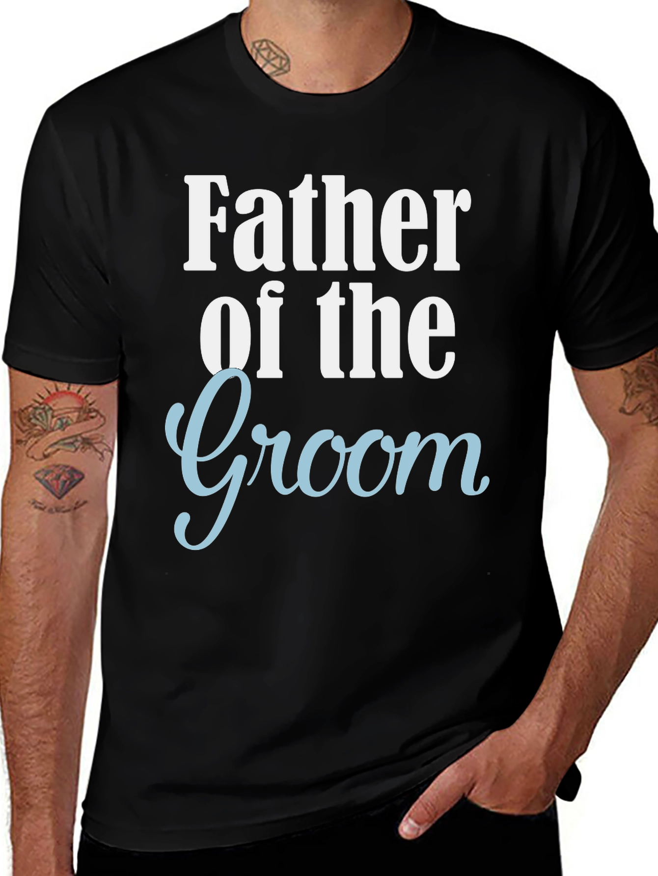 Father of the Groom Crew Neck T-Shirt