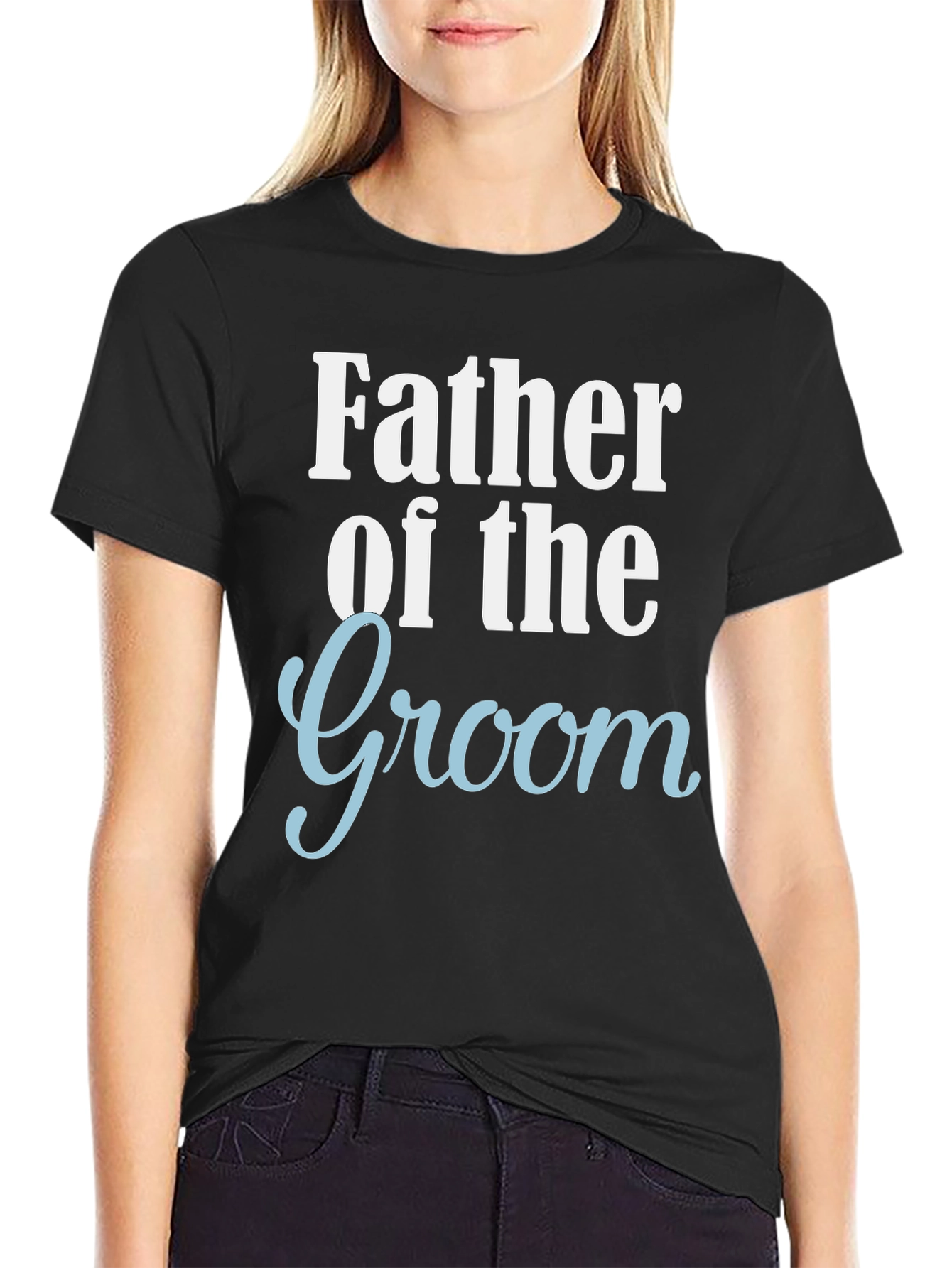 Father of the Groom Crew Neck T-Shirt
