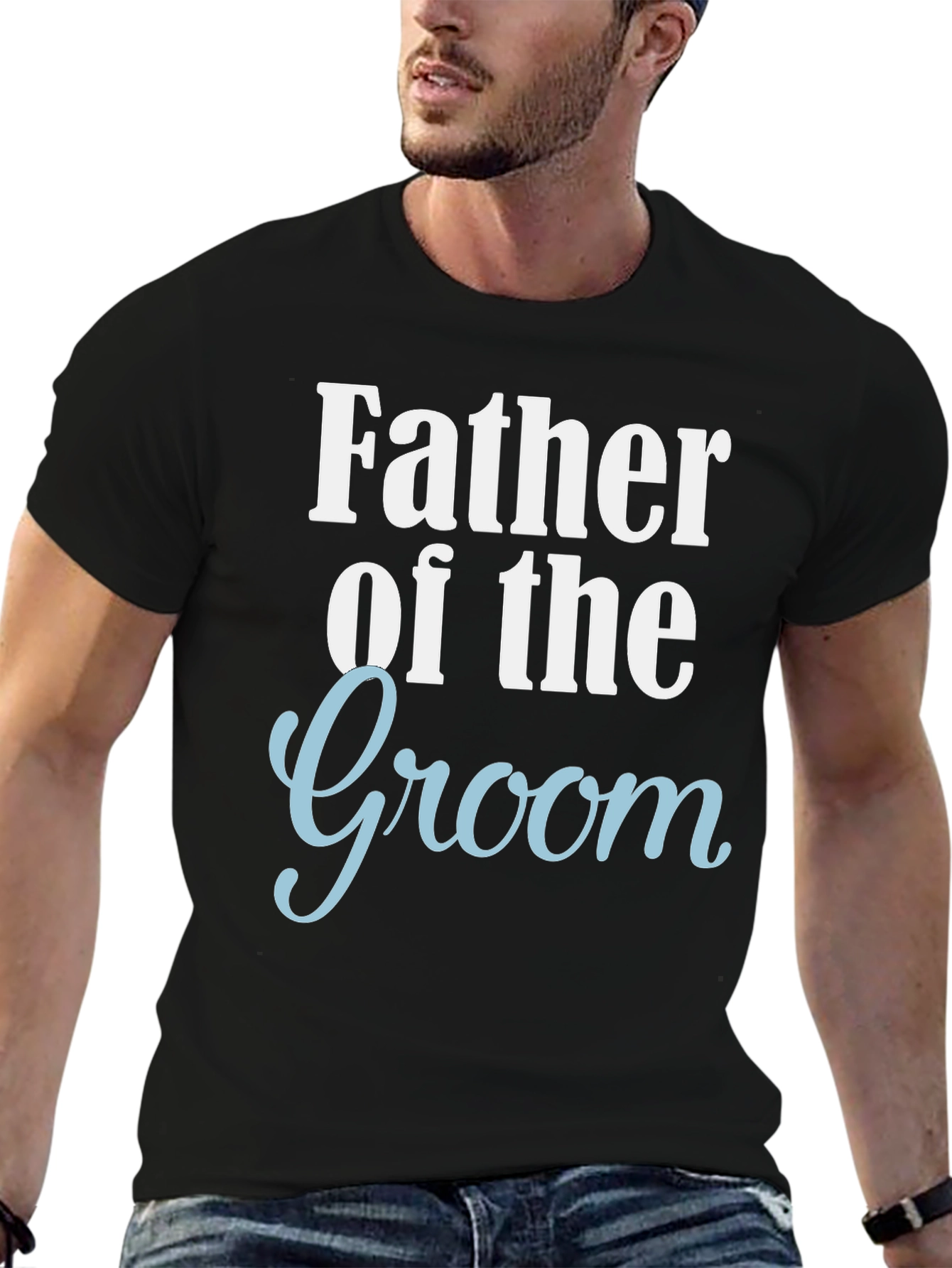 Father of the Groom Crew Neck T-Shirt