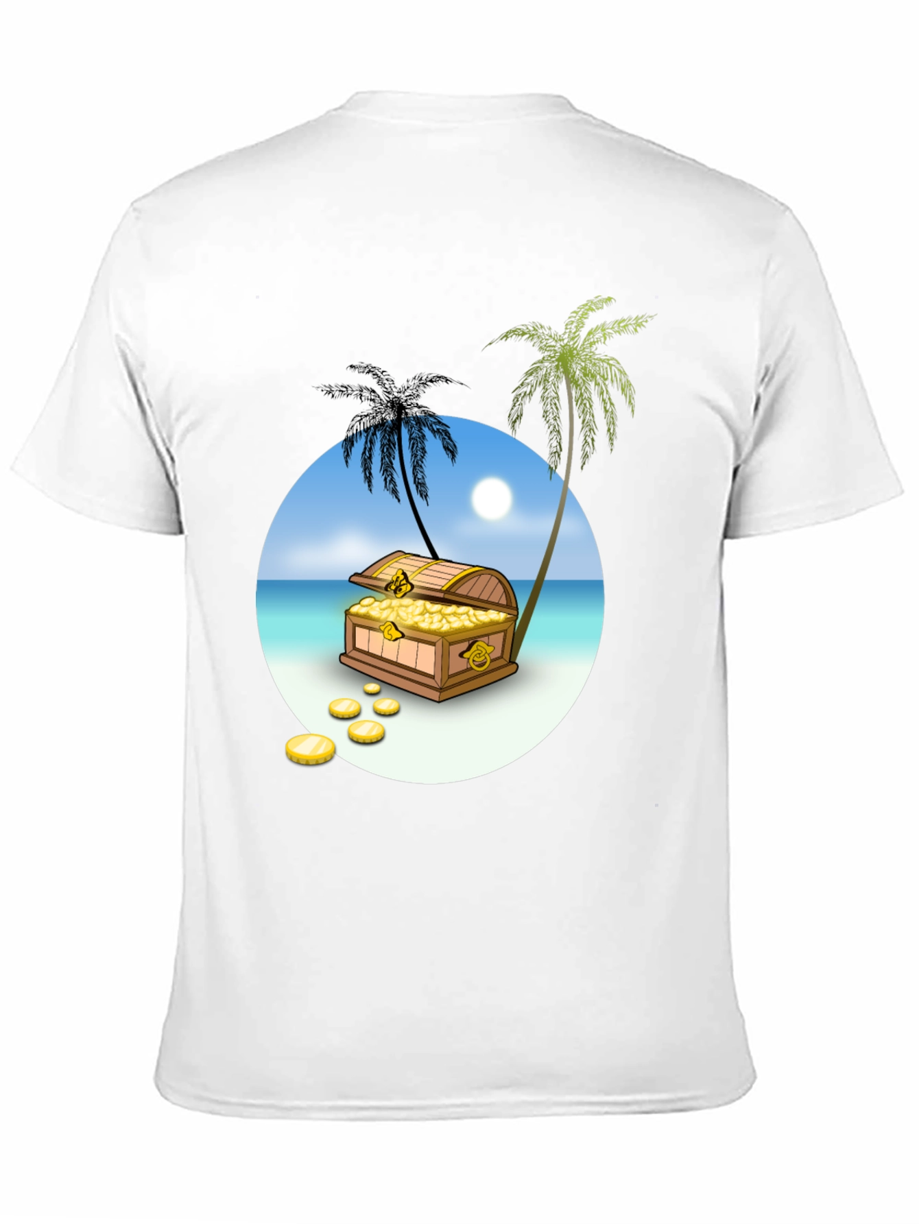Treasure Island Graphic Tee - Mens Black T-Shirt