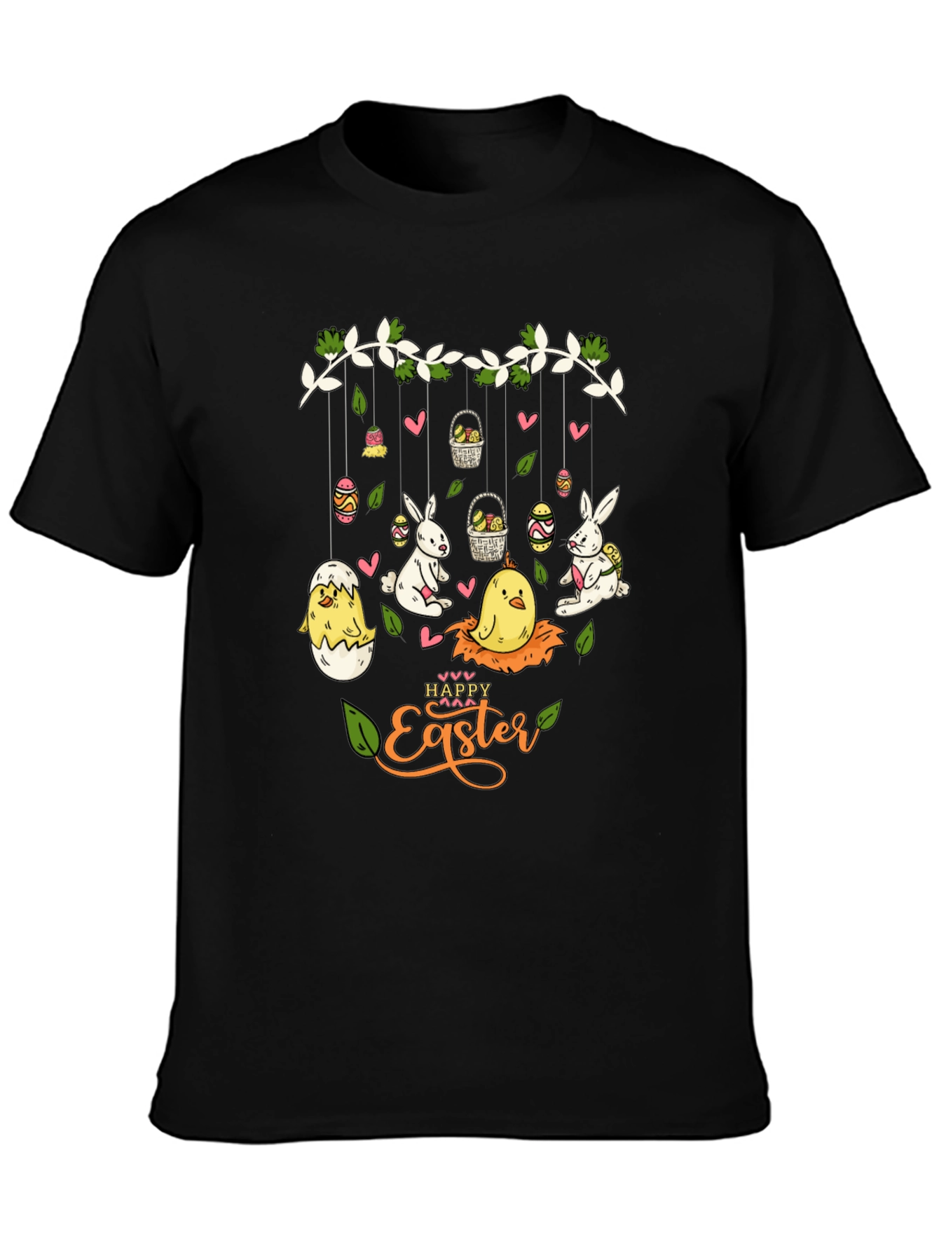 Happy Easter Graphic T-Shirt - Cute Holiday Tee