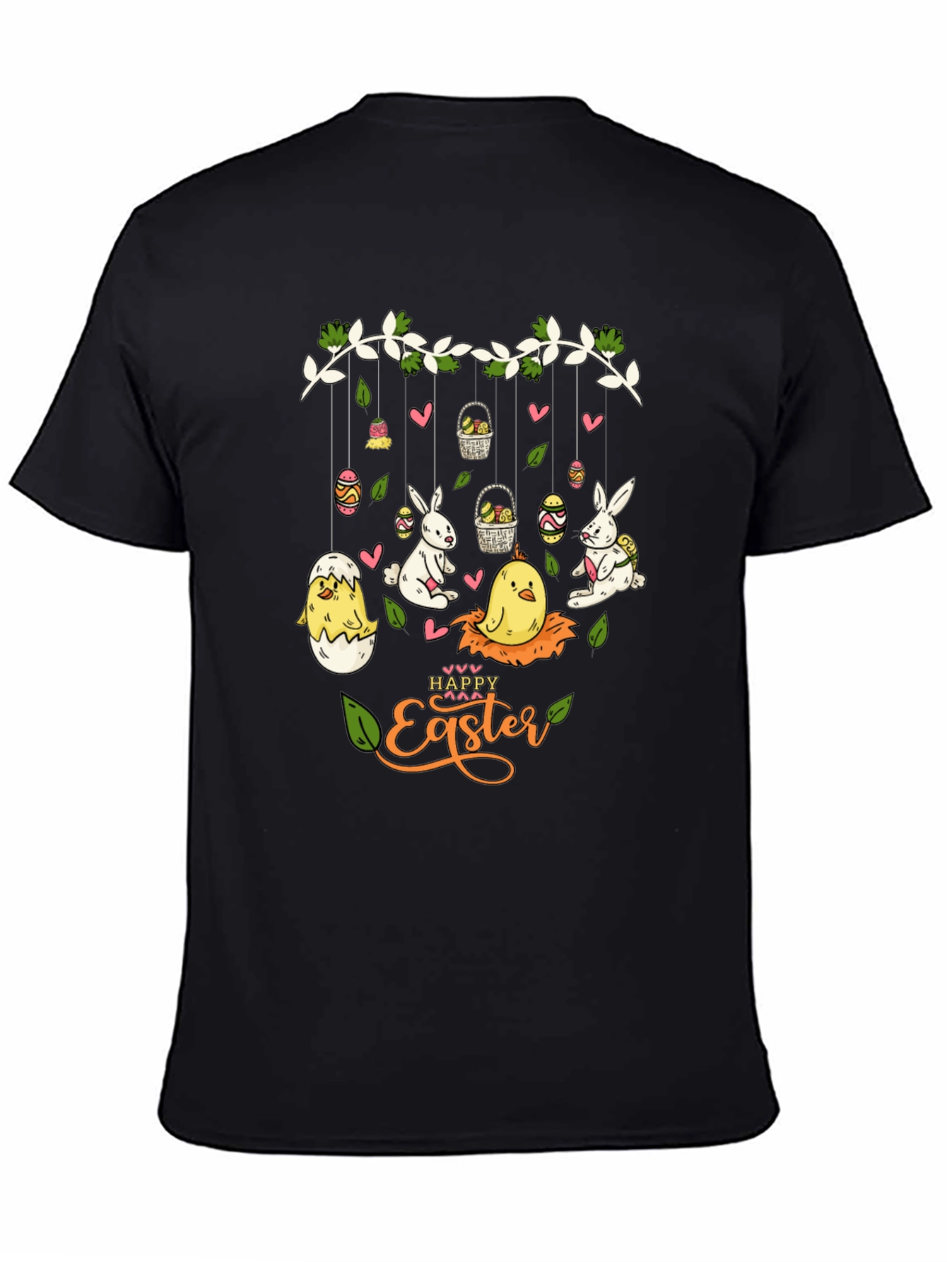 Happy Easter Graphic T-Shirt - Cute Holiday Tee