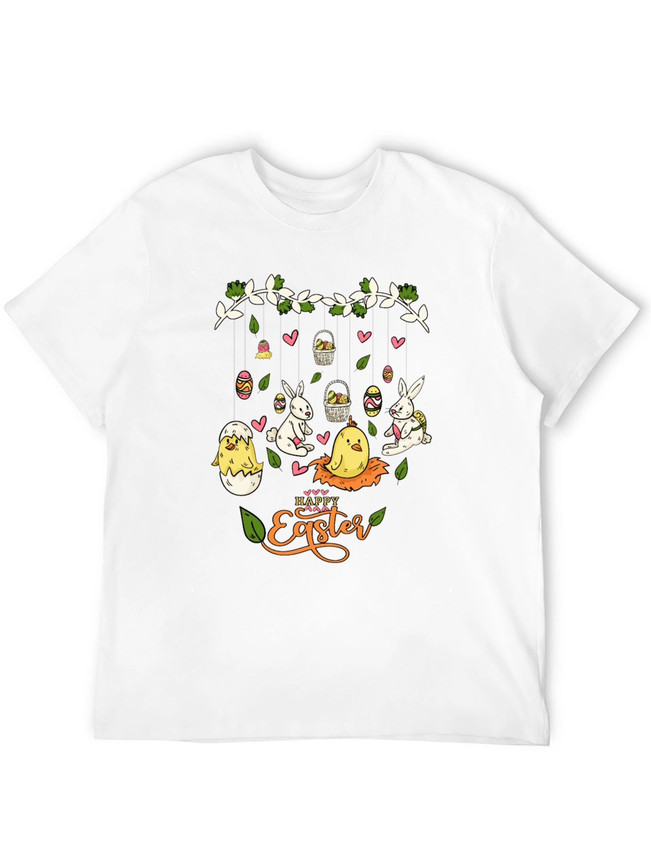 Happy Easter Graphic T-Shirt - Cute Holiday Tee