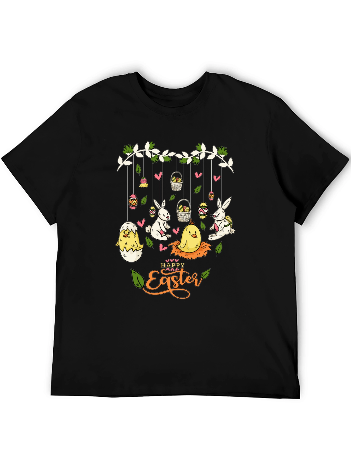 Happy Easter Graphic T-Shirt - Cute Holiday Tee