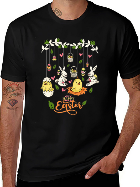 Happy Easter Graphic T-Shirt - Cute Holiday Tee