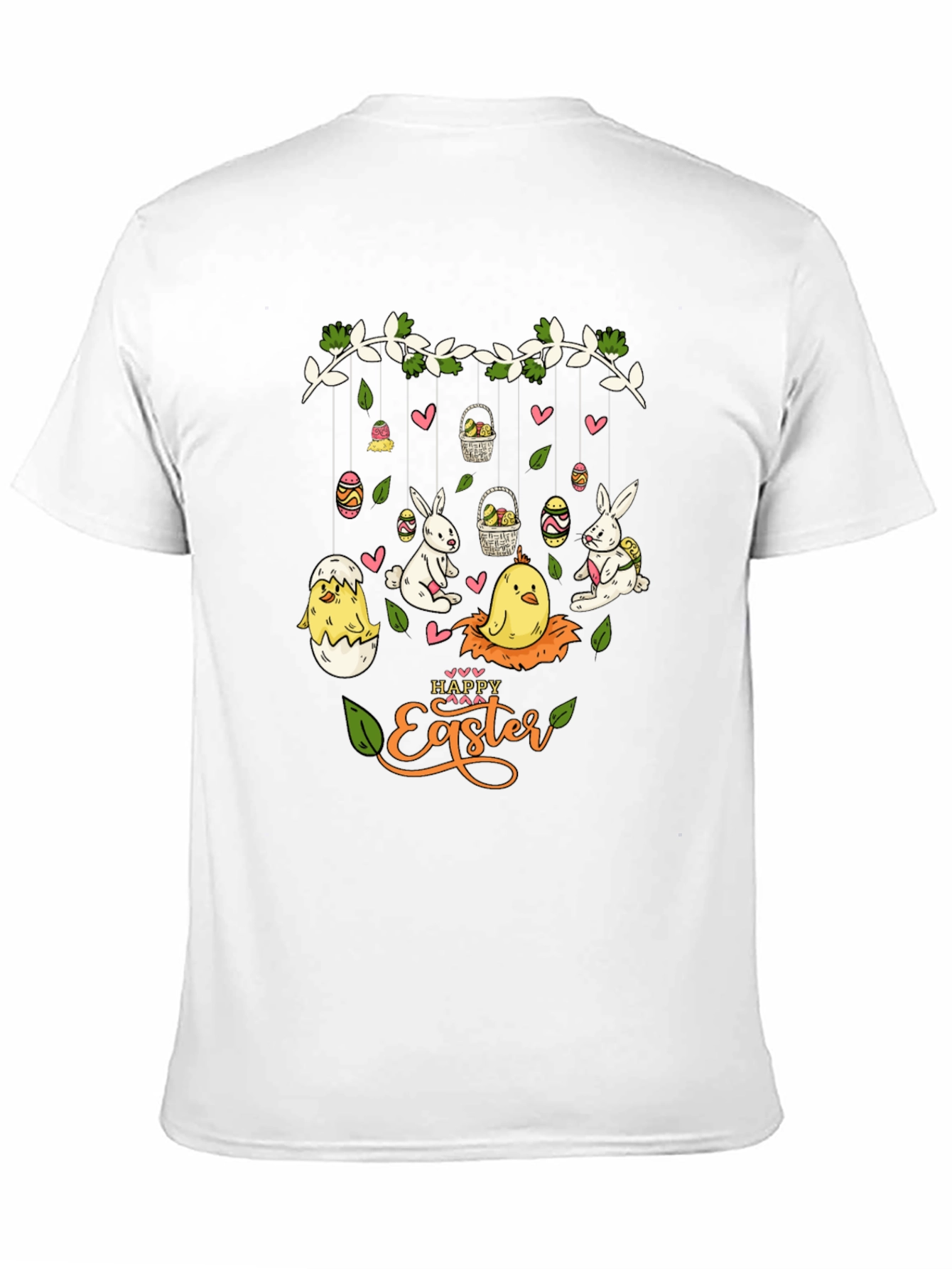 Happy Easter Graphic T-Shirt - Cute Holiday Tee