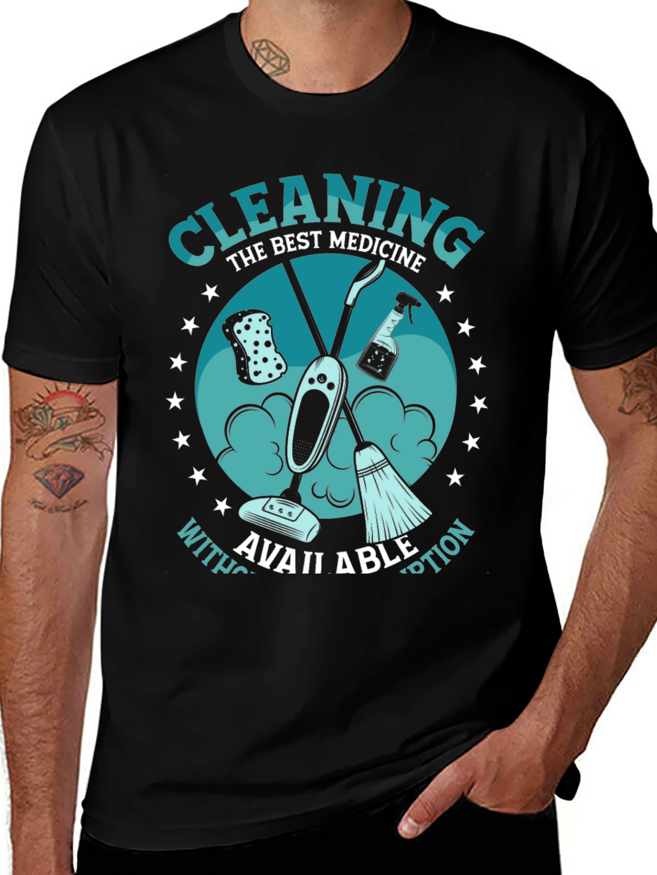 Cleaning is the Best Medicine T-Shirt