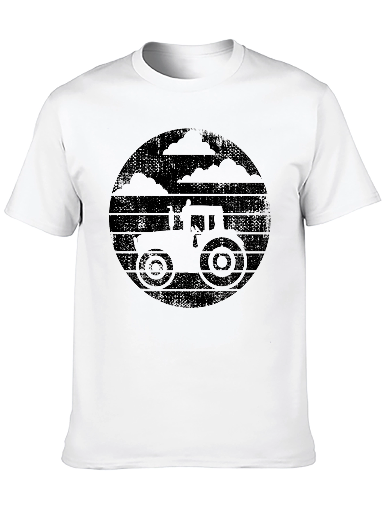 Retro Tractor Graphic T-Shirt
