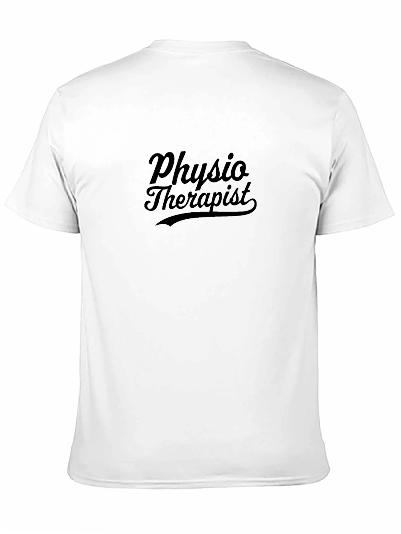 Physio Therapist T-Shirt - Classic Black Cotton Tee