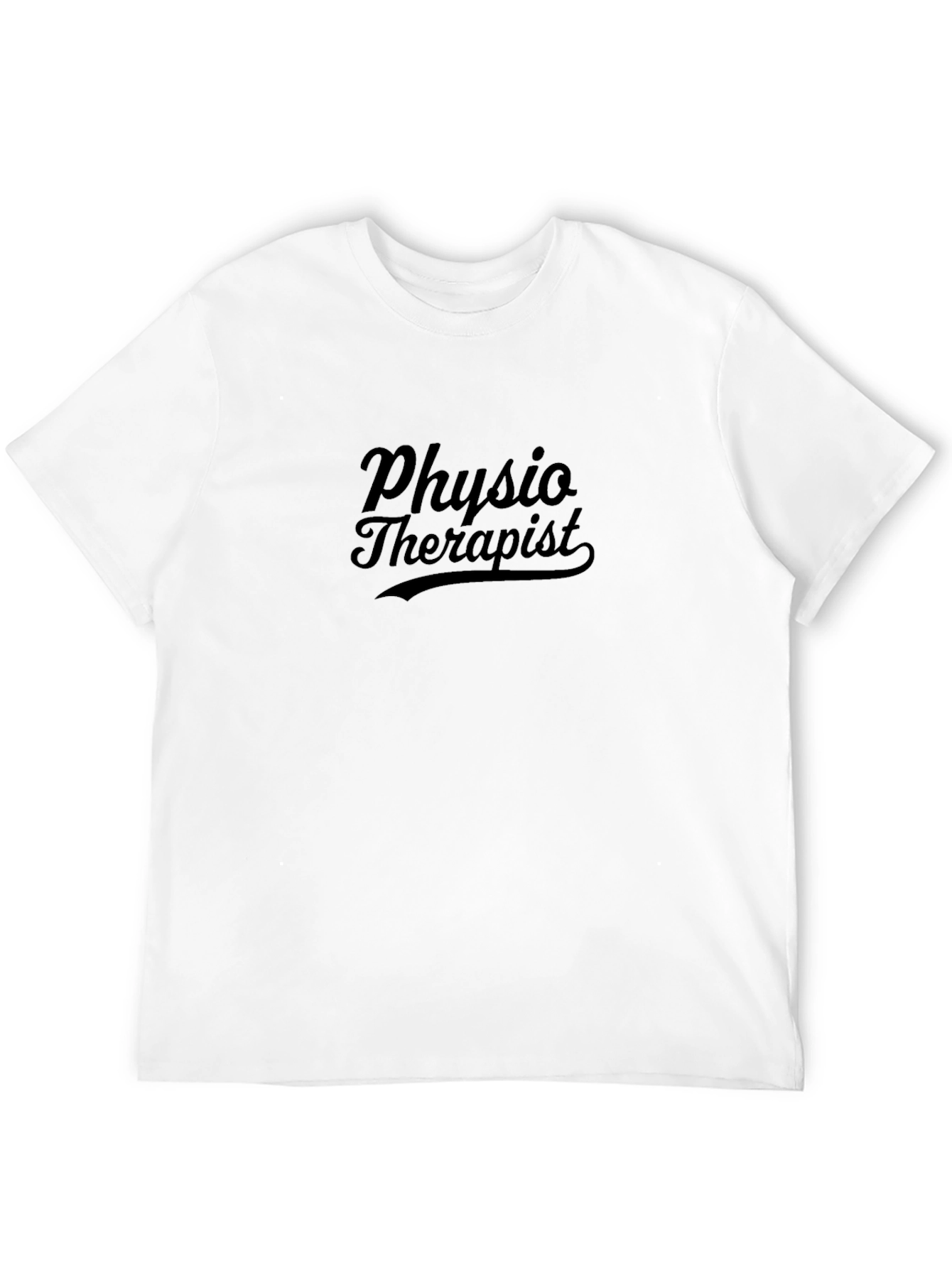 Physio Therapist T-Shirt - Classic Black Cotton Tee
