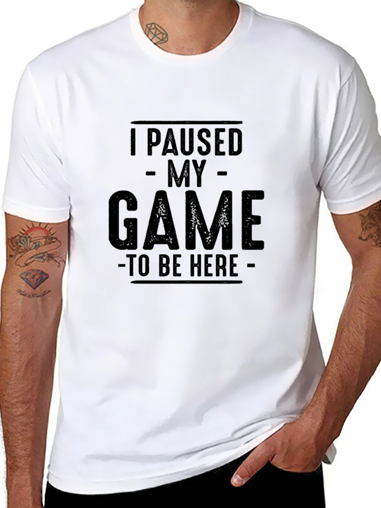 I Paused My Game T-Shirt - Gamer Apparel