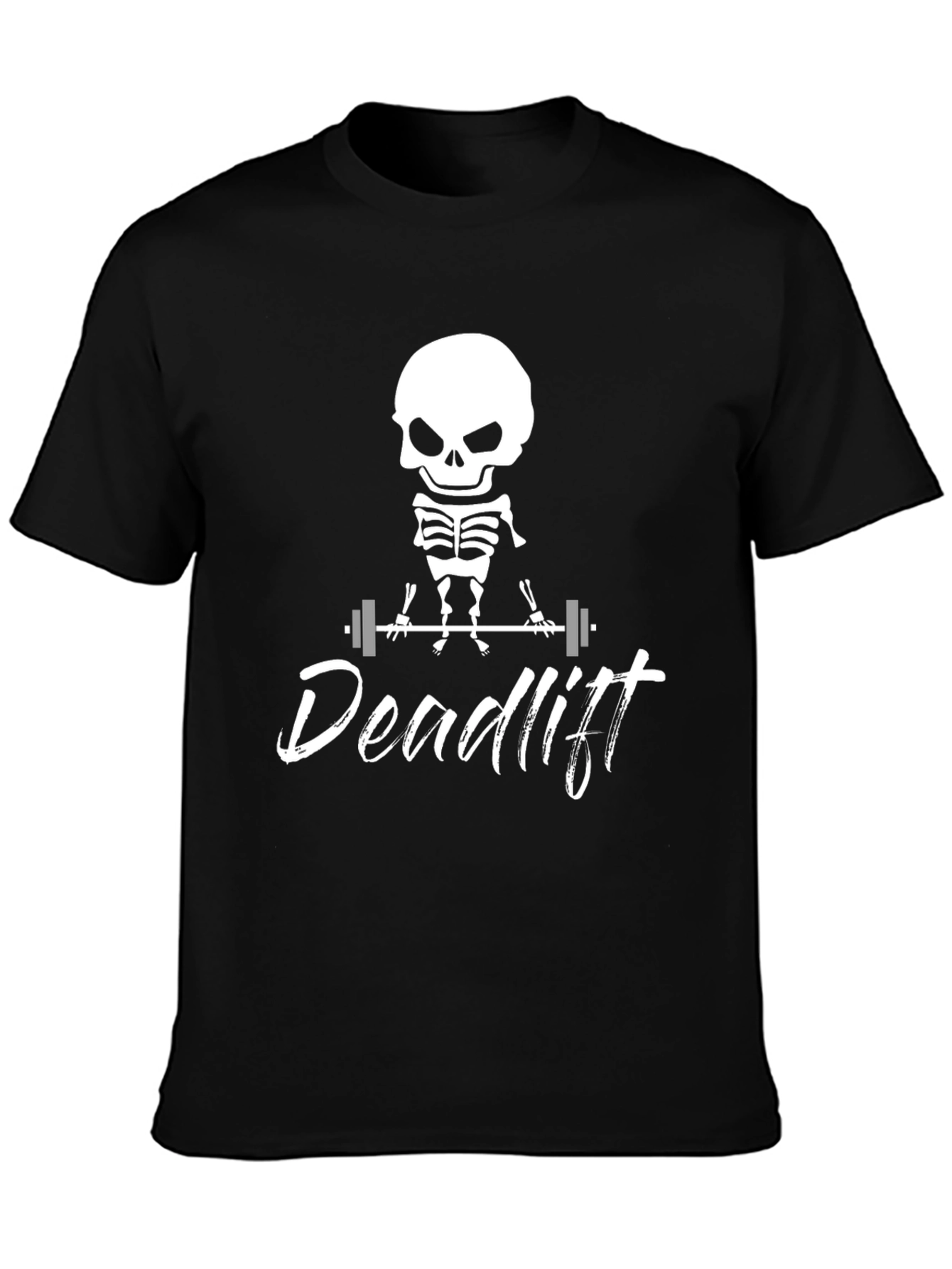 Deadlift Skeleton Graphic T-Shirt